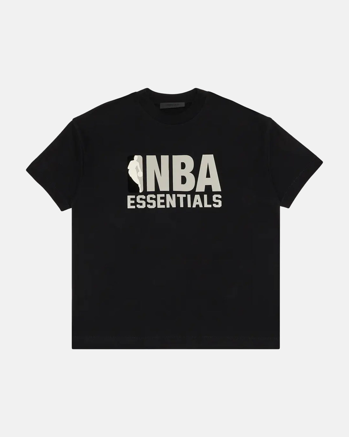 Essentials "Heather Oatmeal" applikoitu huppari (FW20)