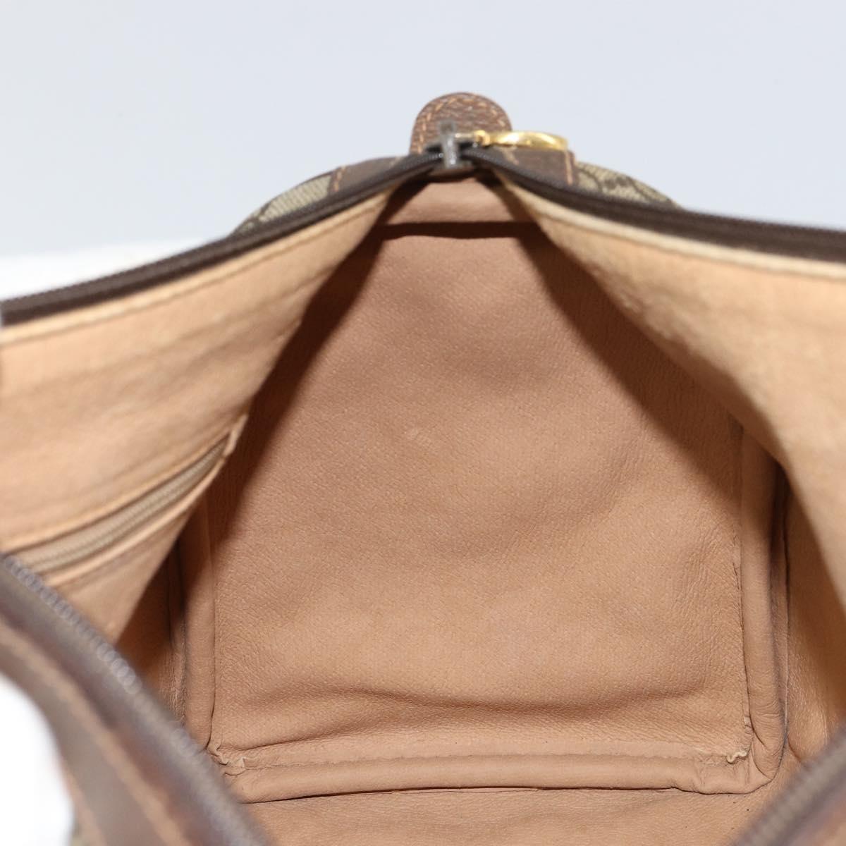 GG Supreme Web Sherry Line Boston Bag PVC Beige Gold