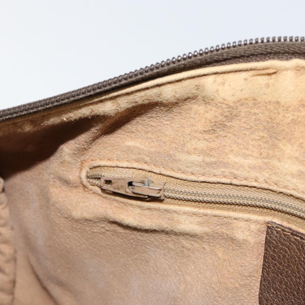 GG Supreme Sherry Line Hand Bag PVC Beige Gold