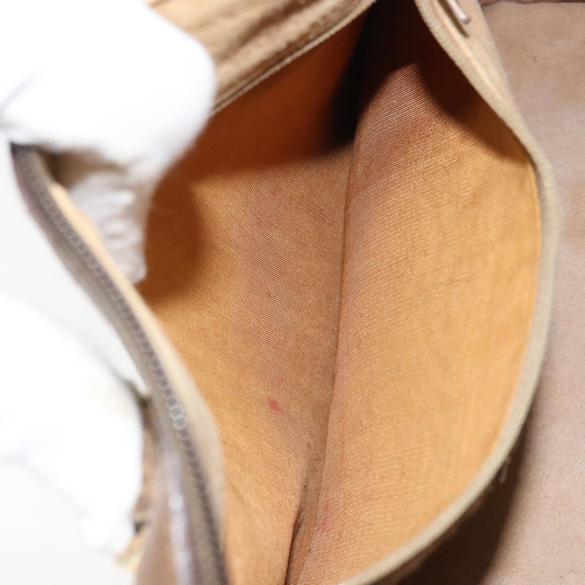 GG Supreme Sherry Line Hand Bag PVC Beige Gold