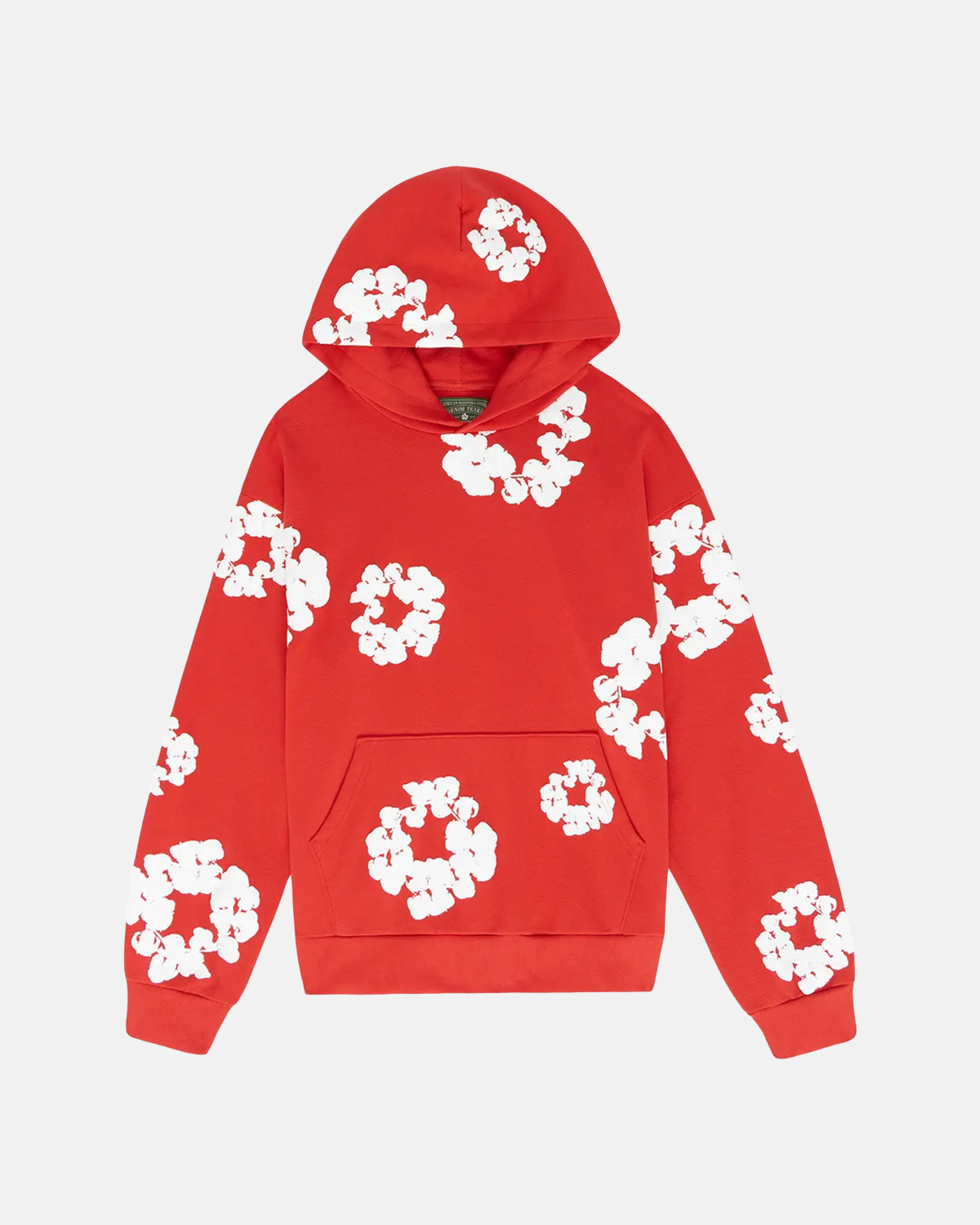 Denim Tears Cotton Wreath Hoodie Red
