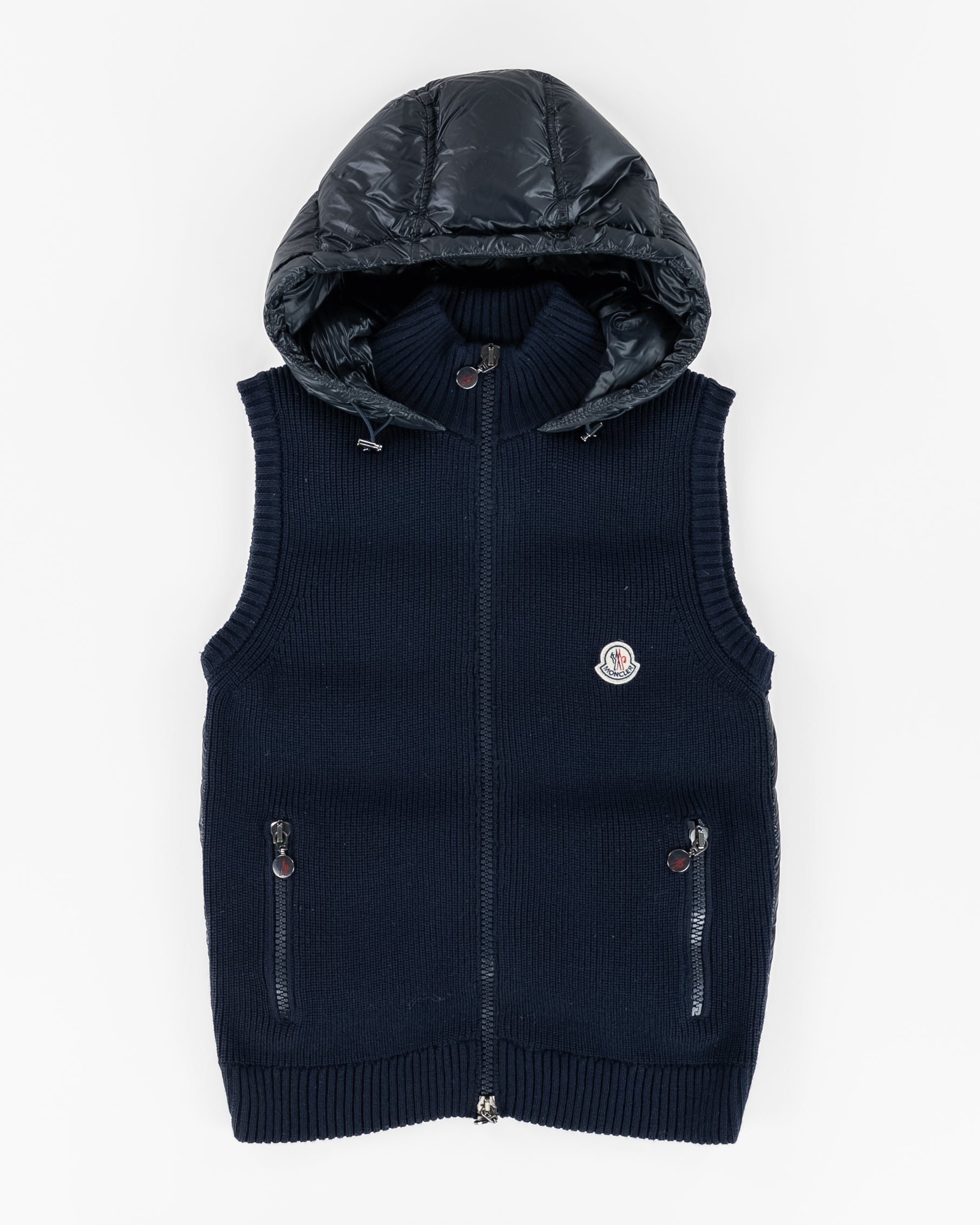 Navy Moncler Tricot cardigan - Shop online at Merchsweden