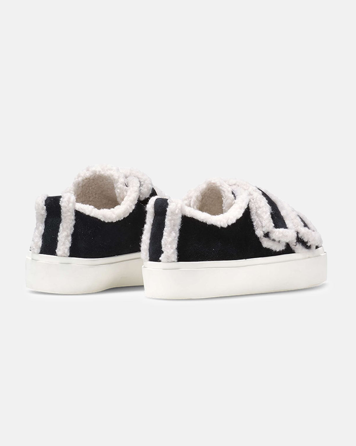 Shearling Low Velcro "Black"