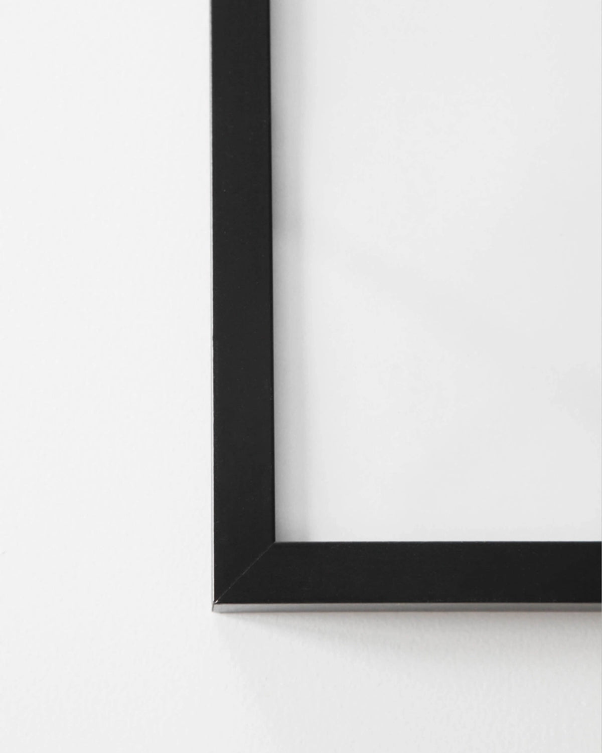 Black wooden frame