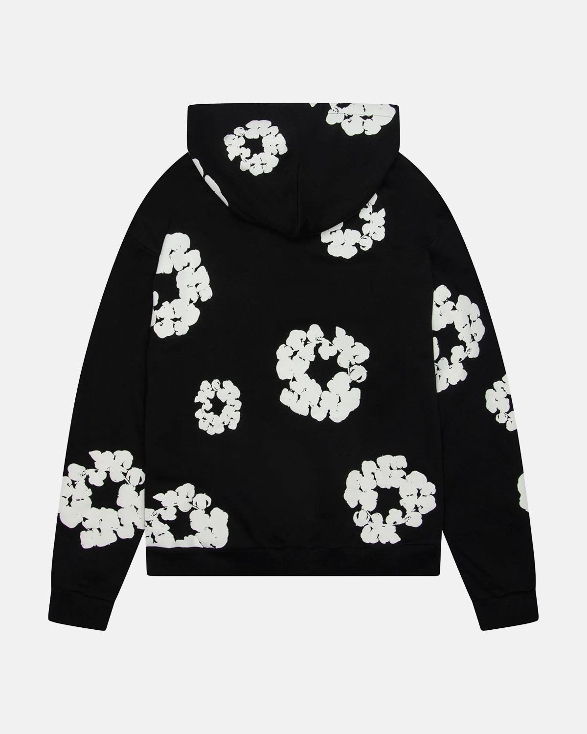 The Cotton Wreath Black Hoodie