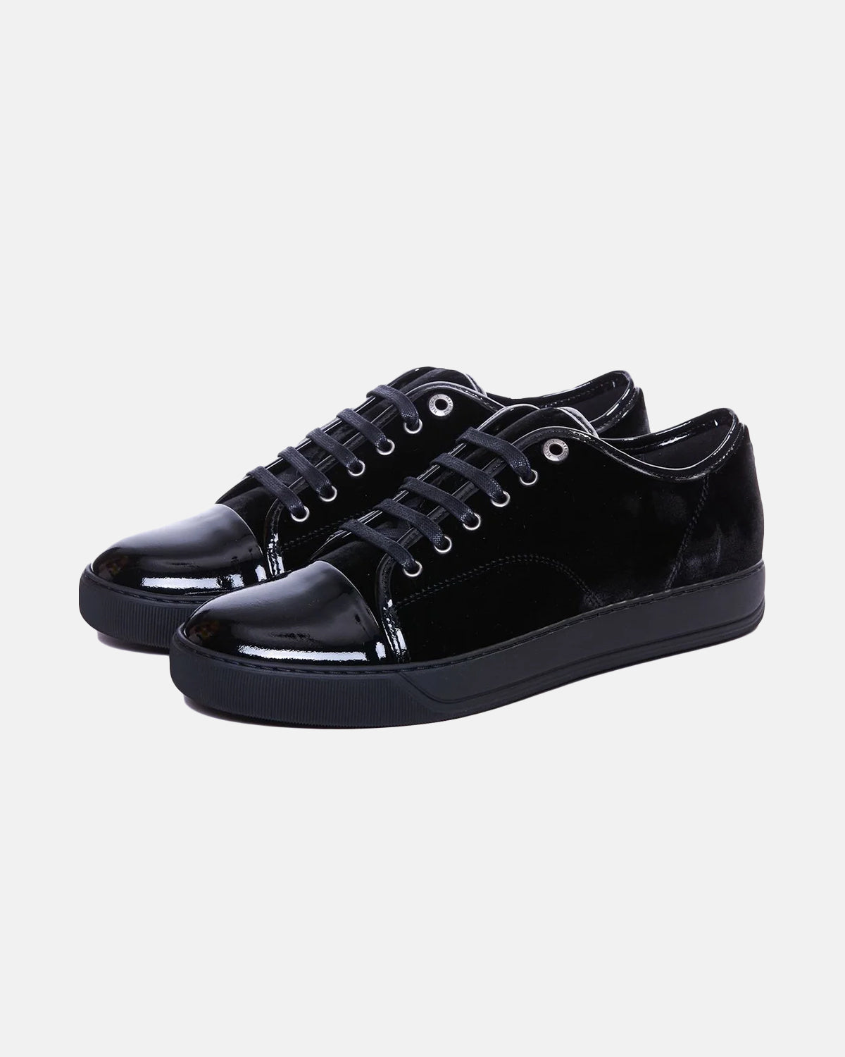 DBB1 Black Velvet Patent Cap Toe