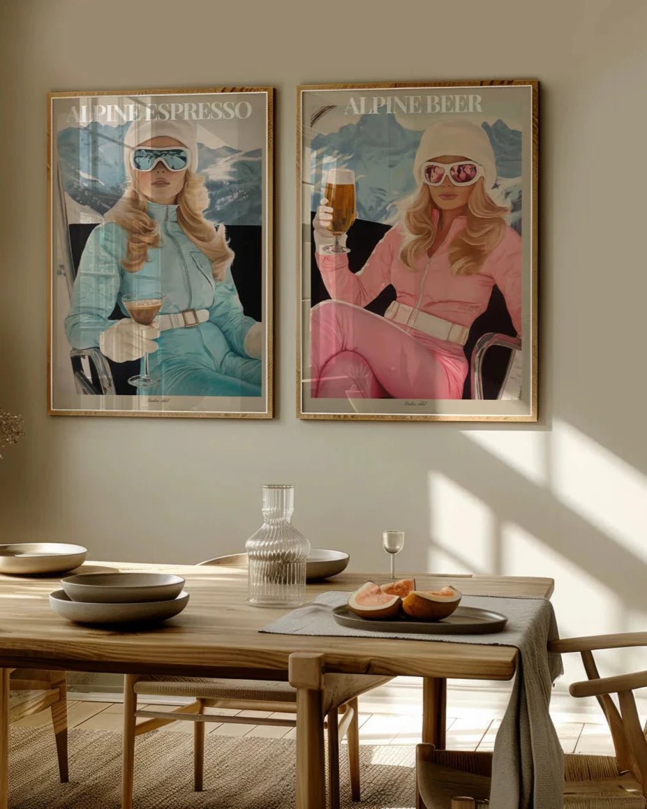 "Alpine Espresso" Poster