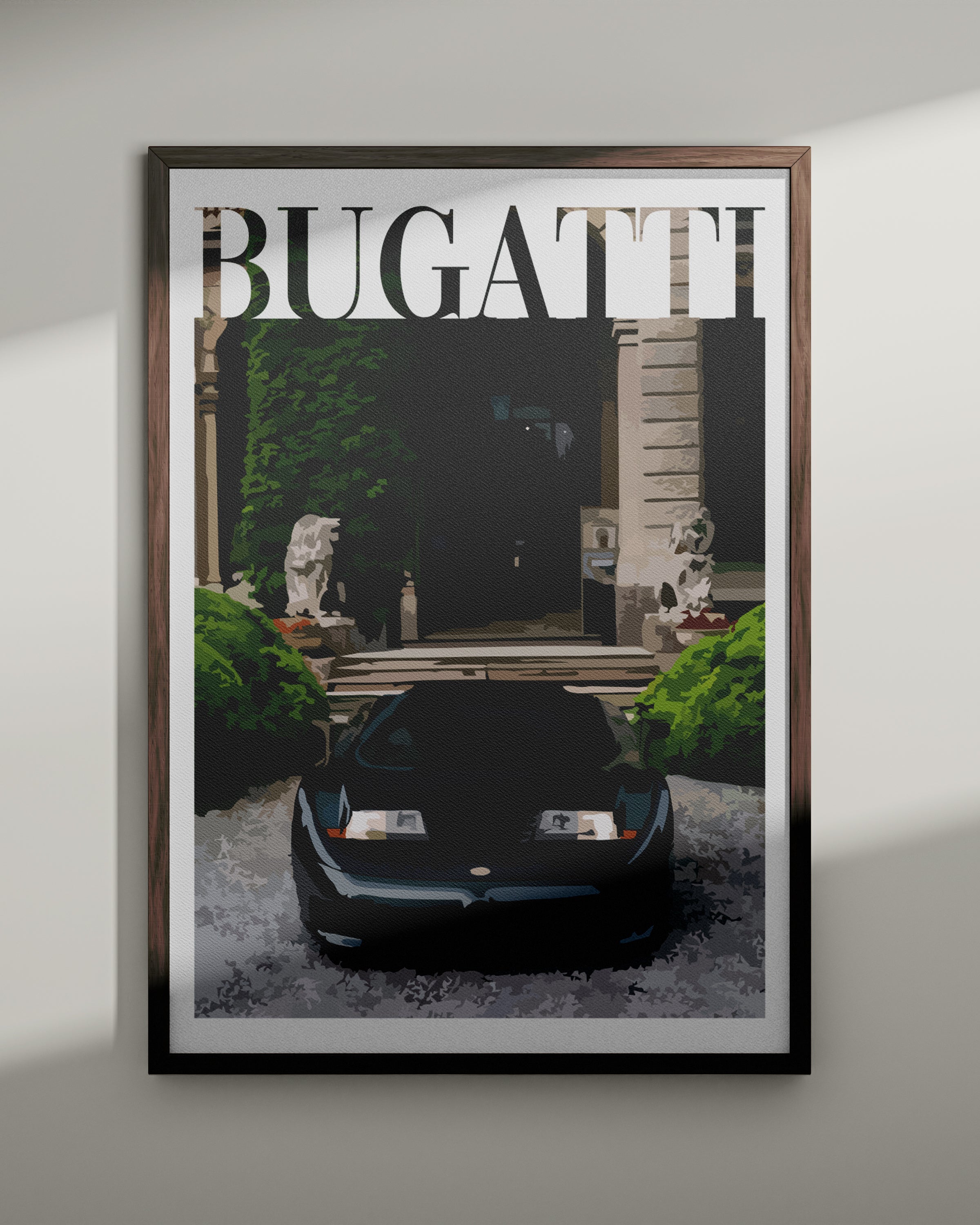 "Old Money Bugatti" Poster