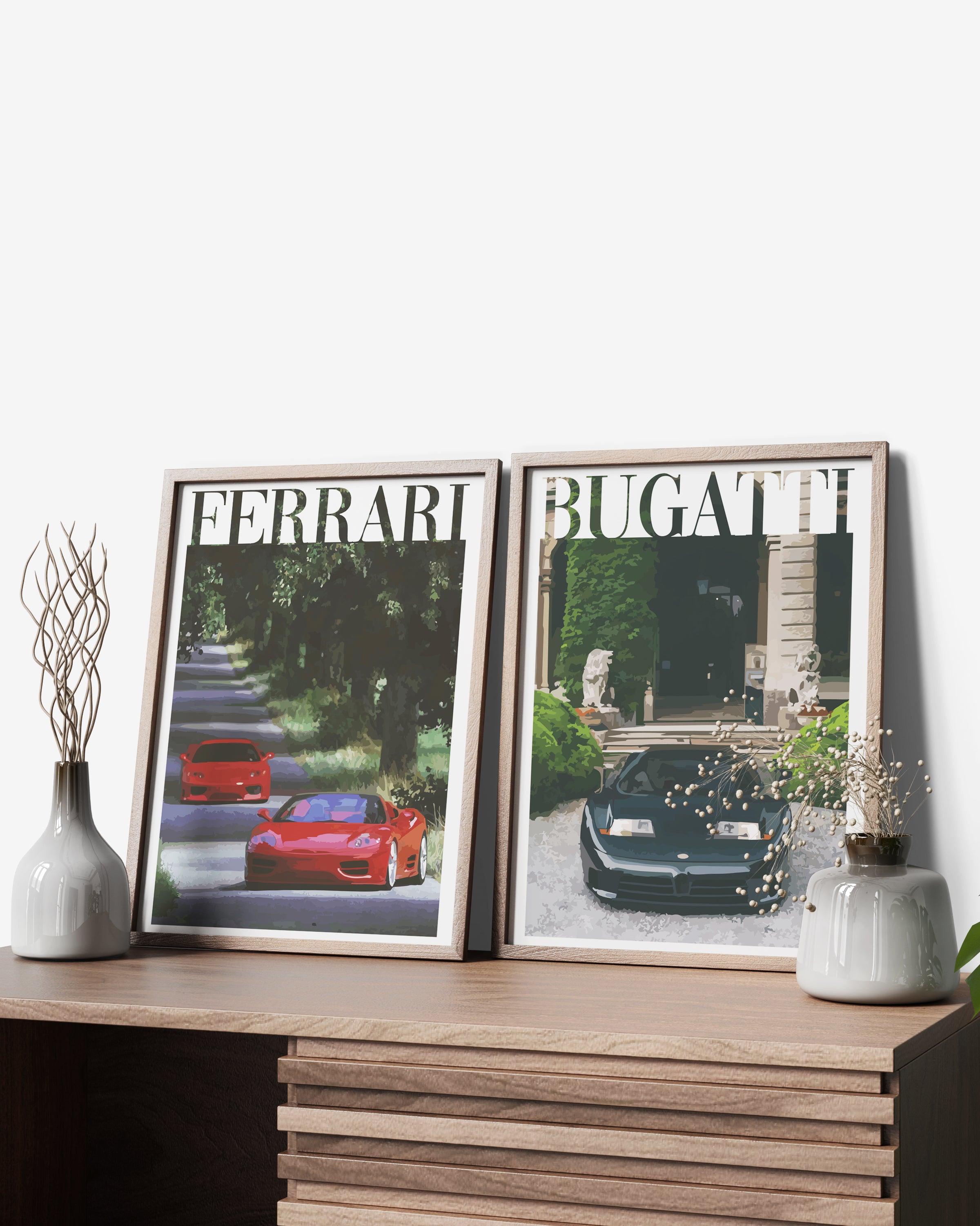"Old Money Ferrari No.7" Poster