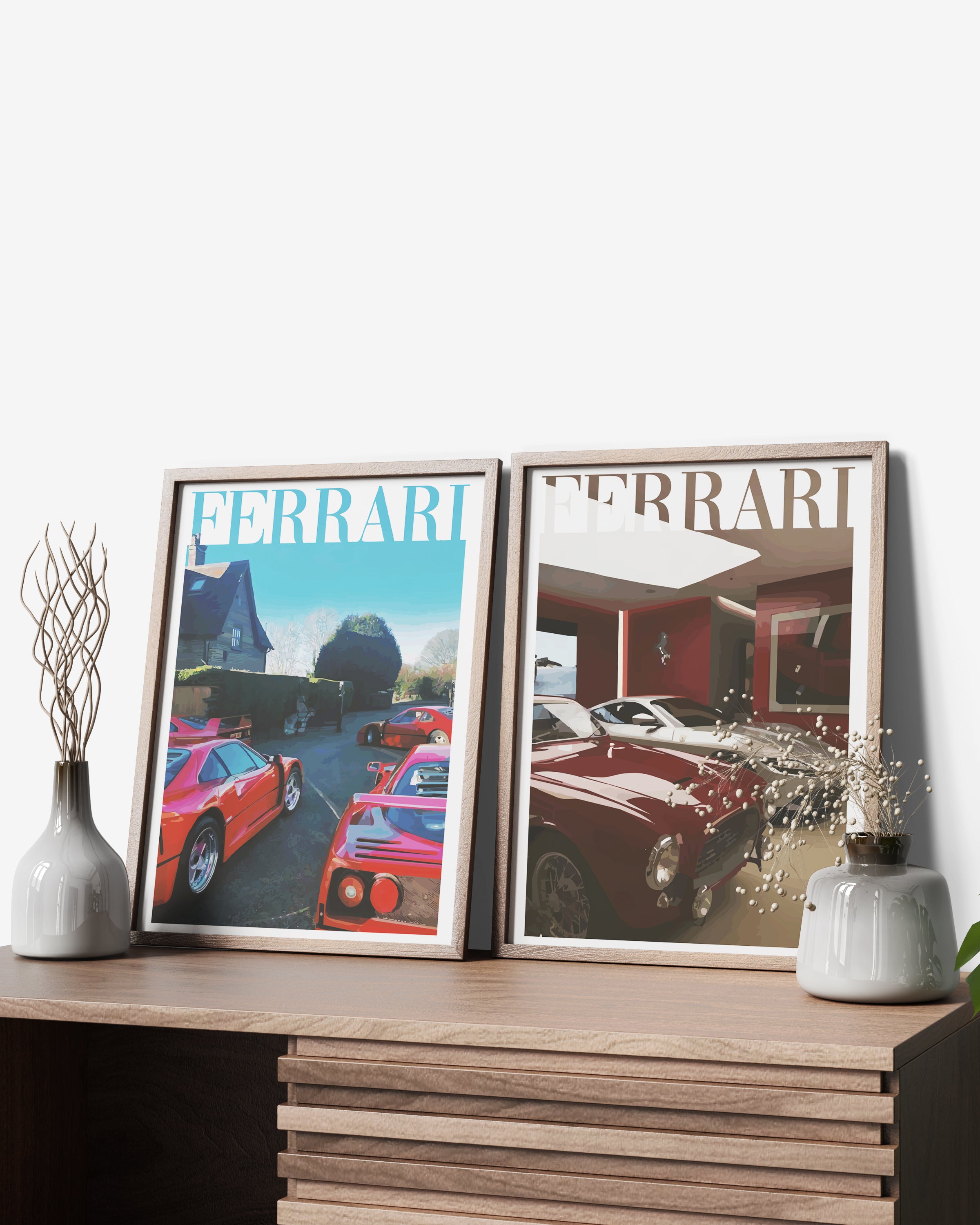 "Old Money Ferrari No.5" Poster