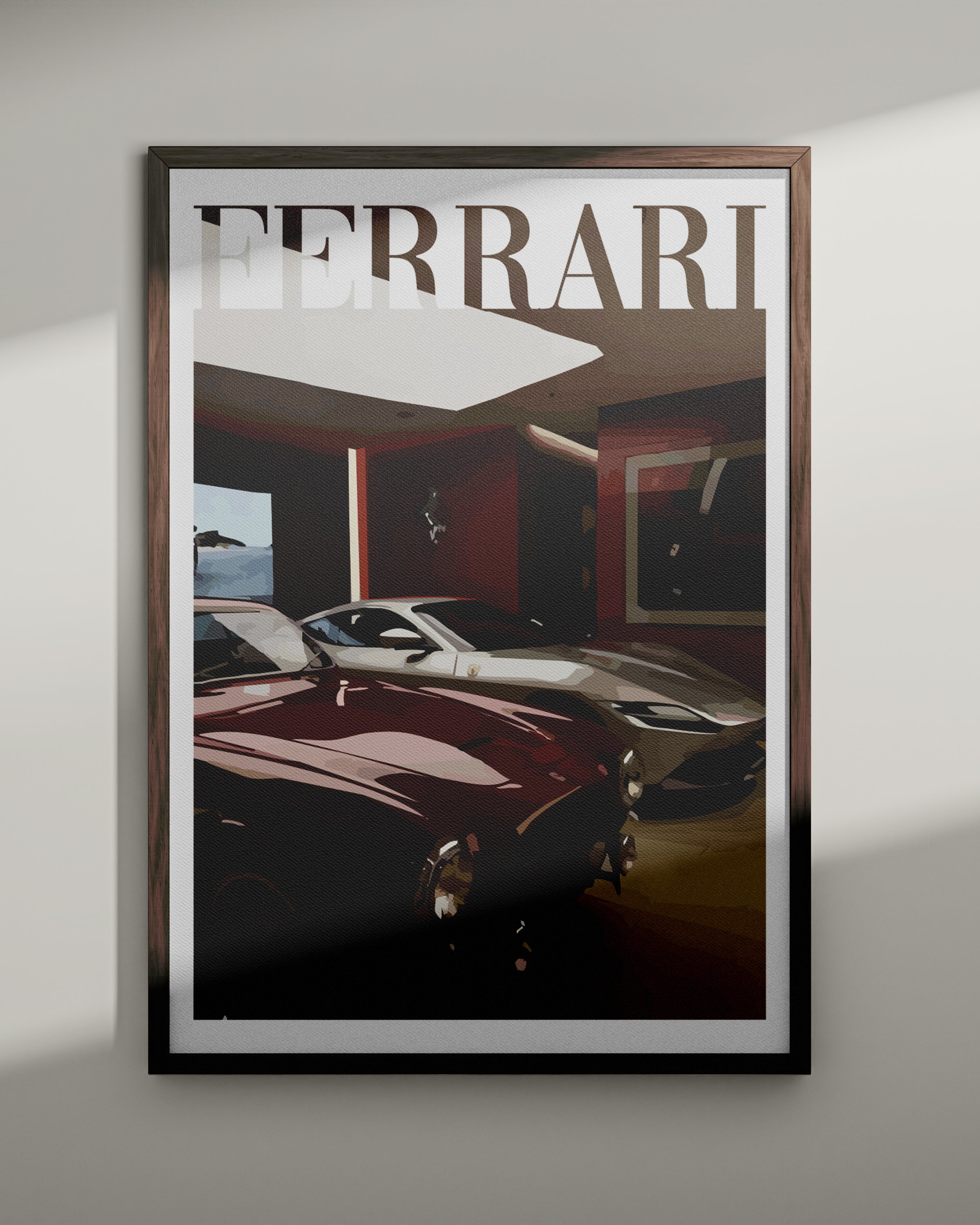 "Old Money Ferrari No.5" Poster