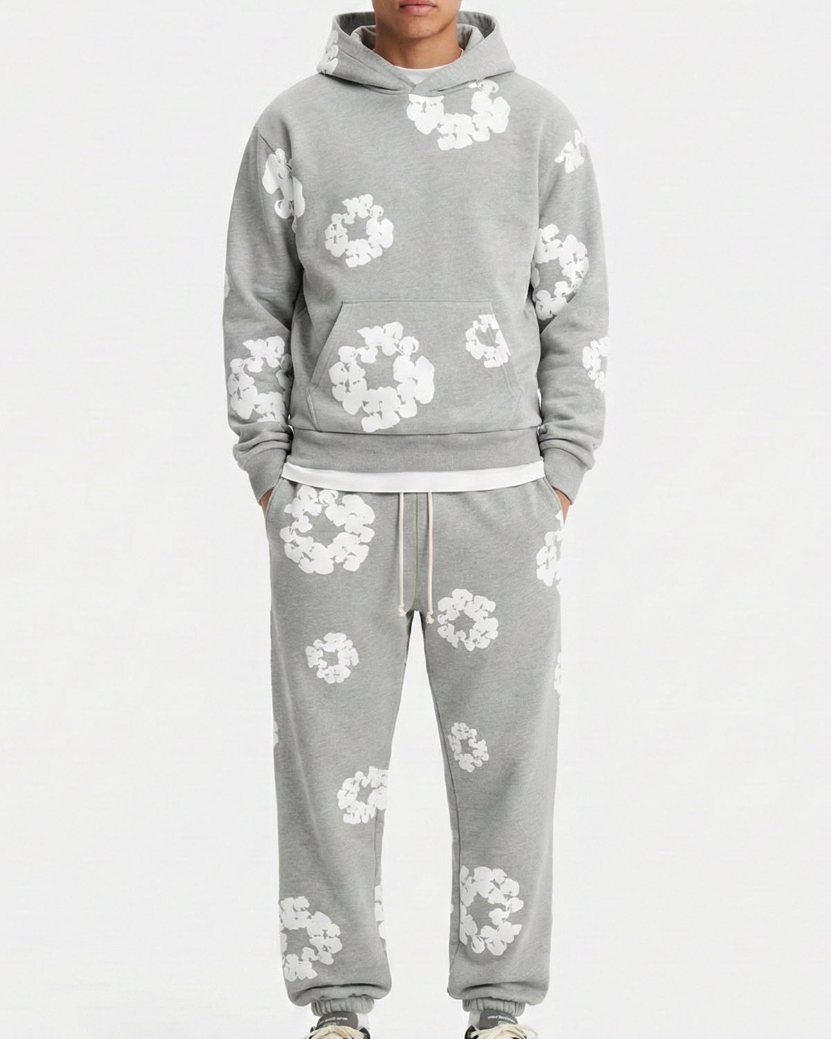 The Cotton Wreath Grey Tracksuit