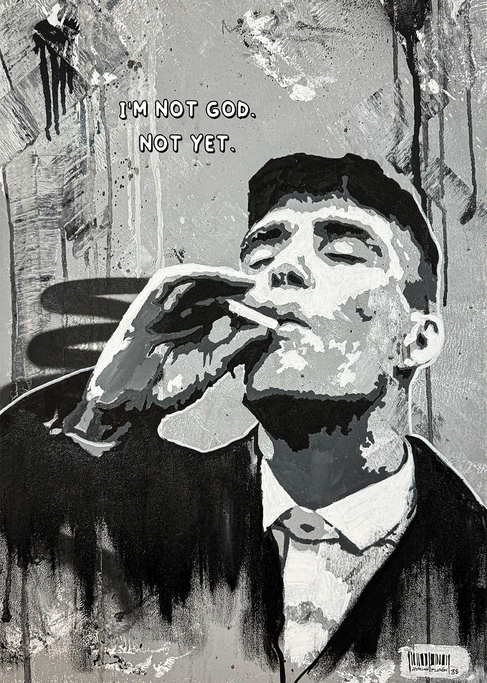 "Im not God" Poster