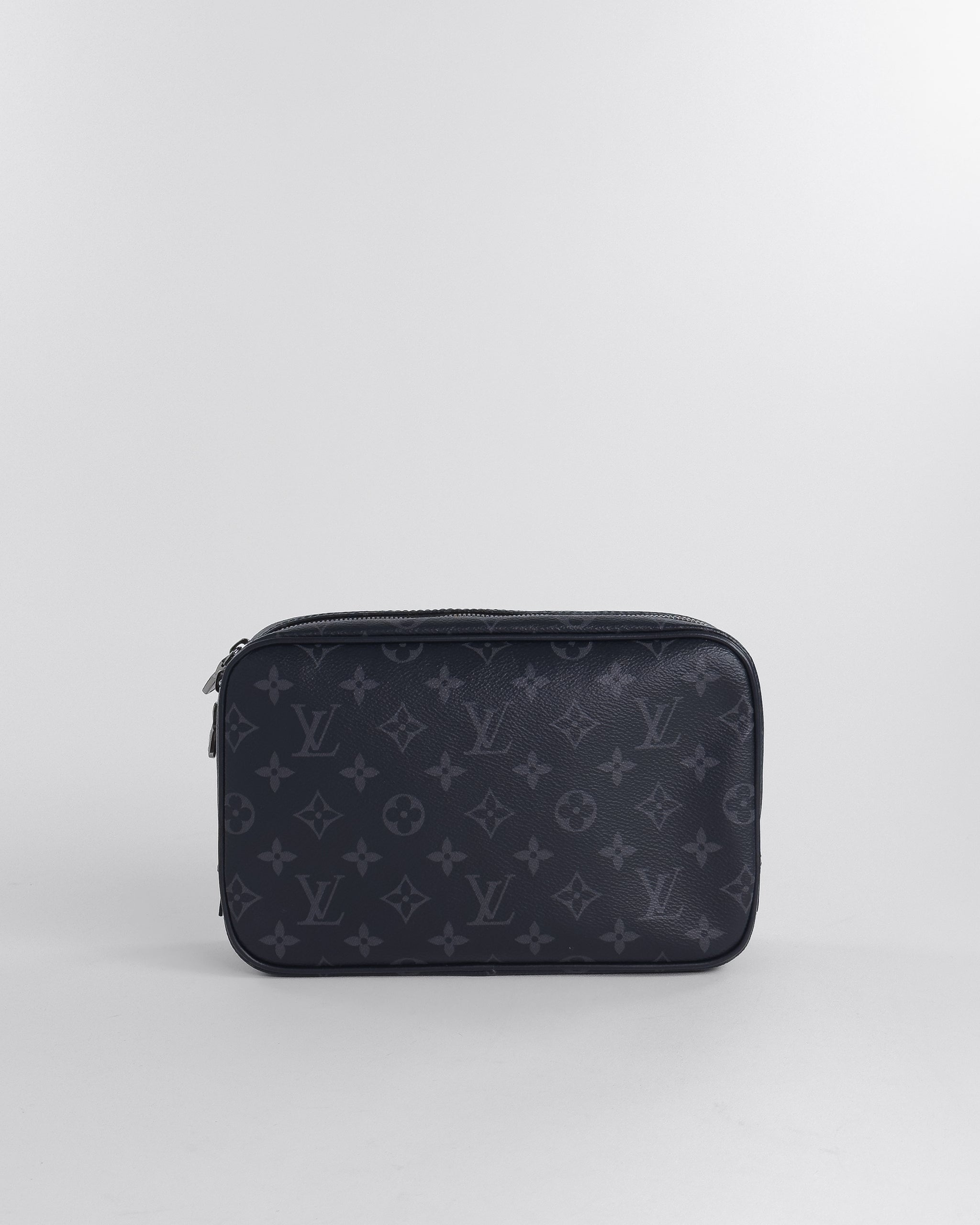 Louis Vuitton Monogram Eclipse Trousse Toilette GM Clutch Bag
