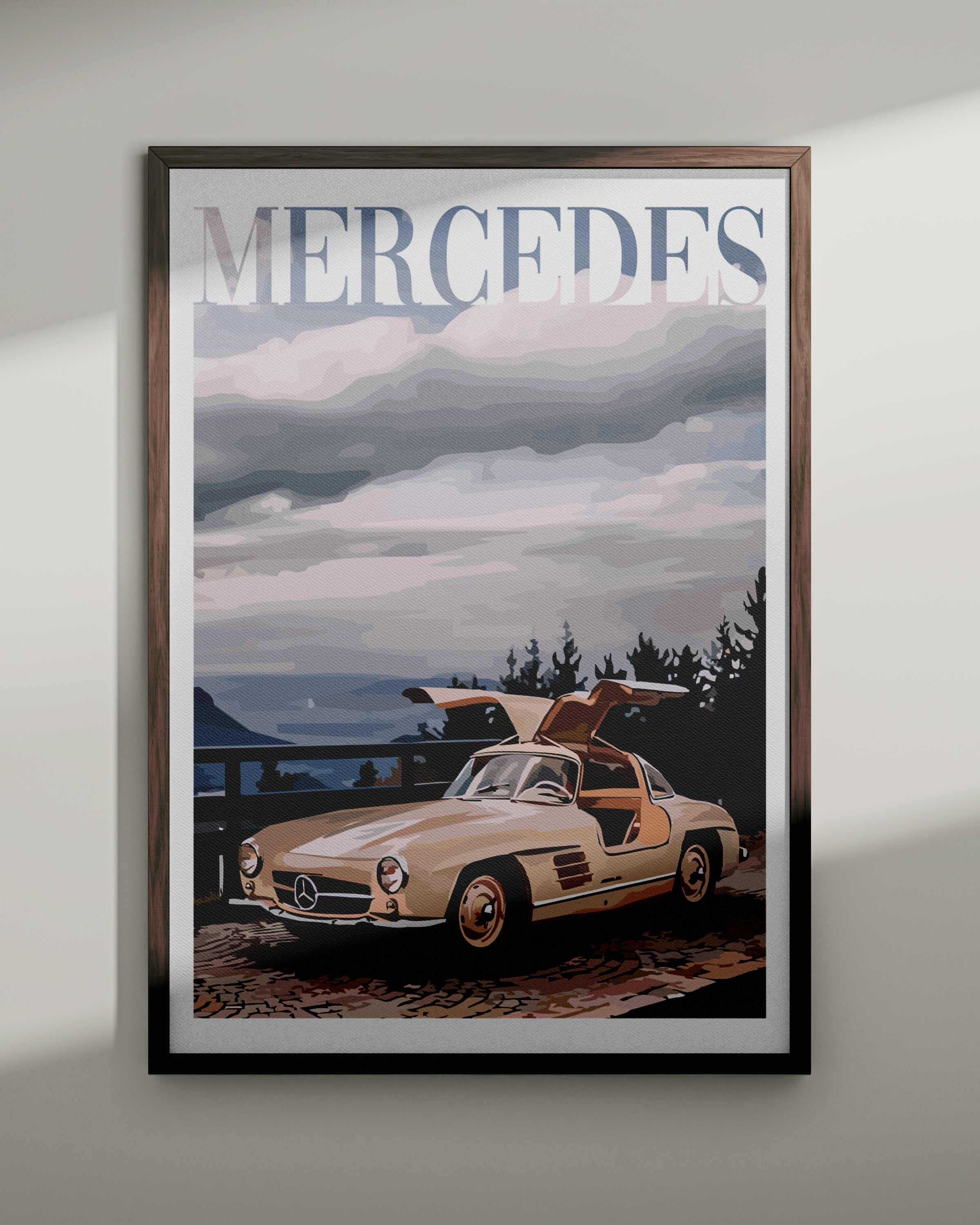 "Old Money Mercedes No.4" Poster