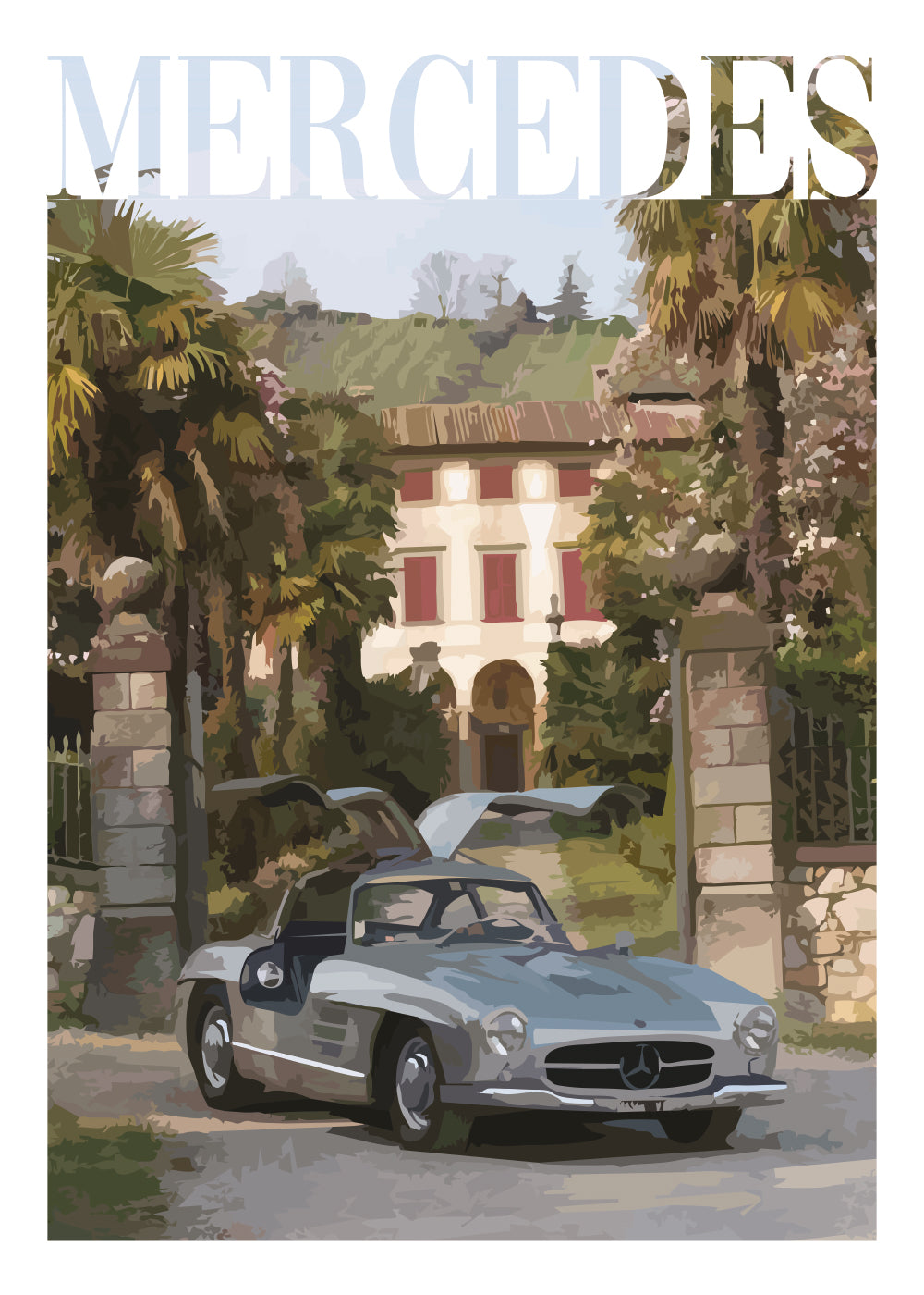 "Old Money Mercedes No.6" Poster