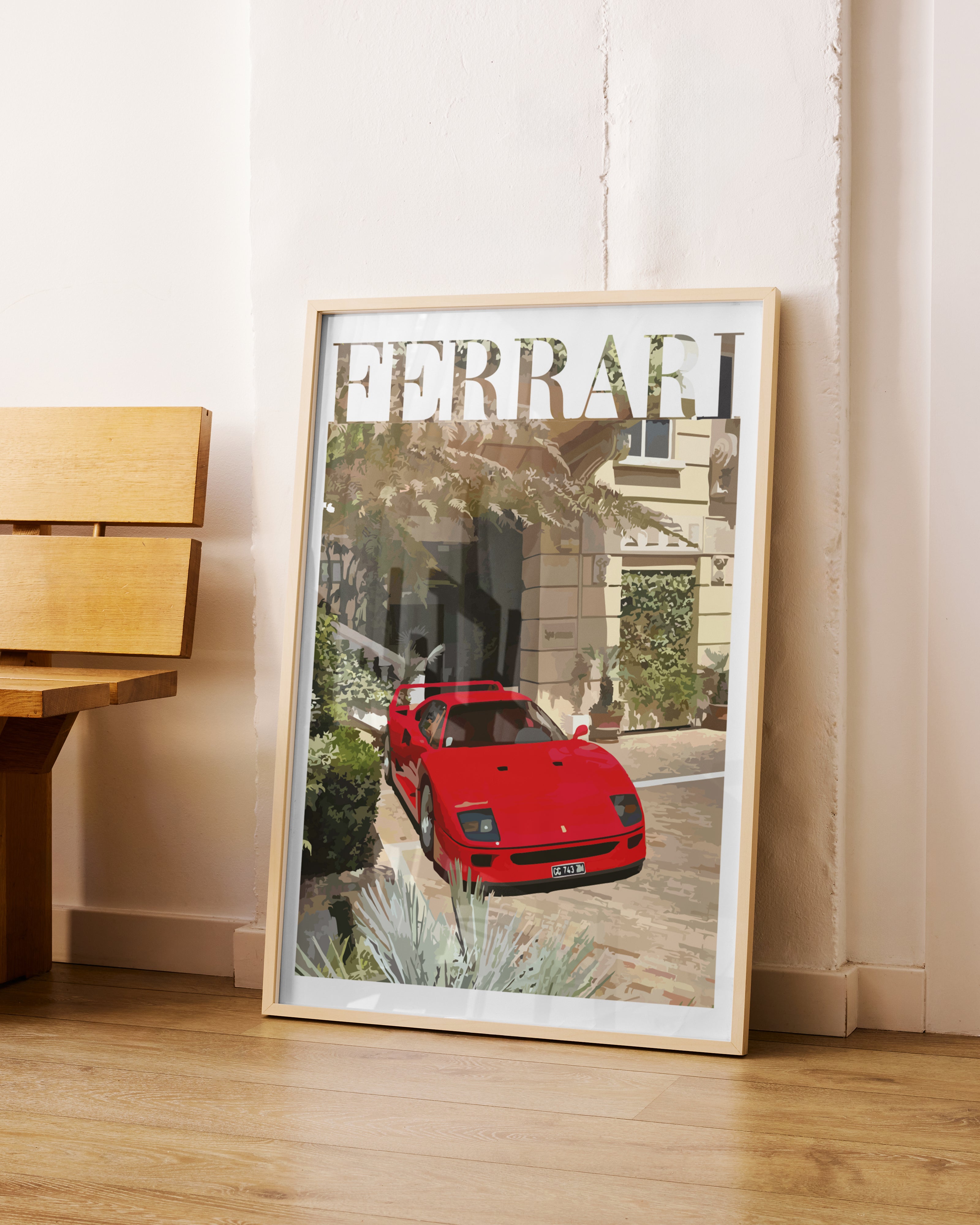 "Old Money Ferrari No.1" Poster