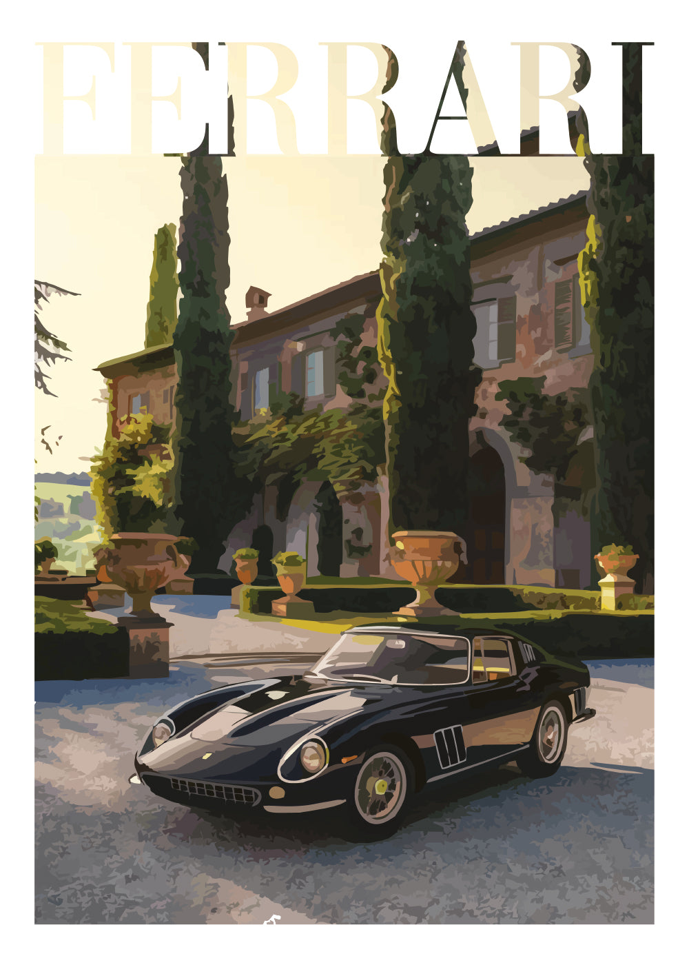 "Old Money Ferrari No.3" Poster