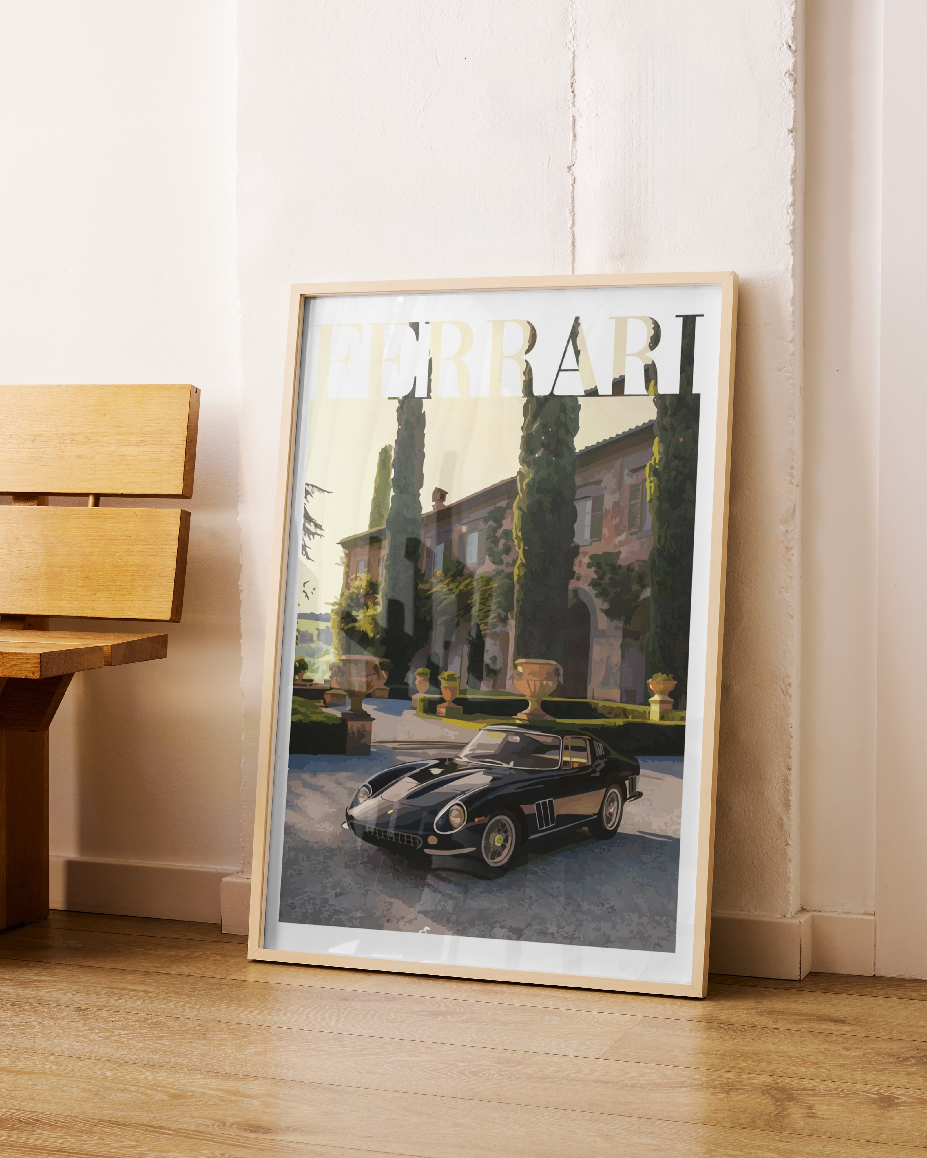 "Old Money Ferrari No.3" Poster