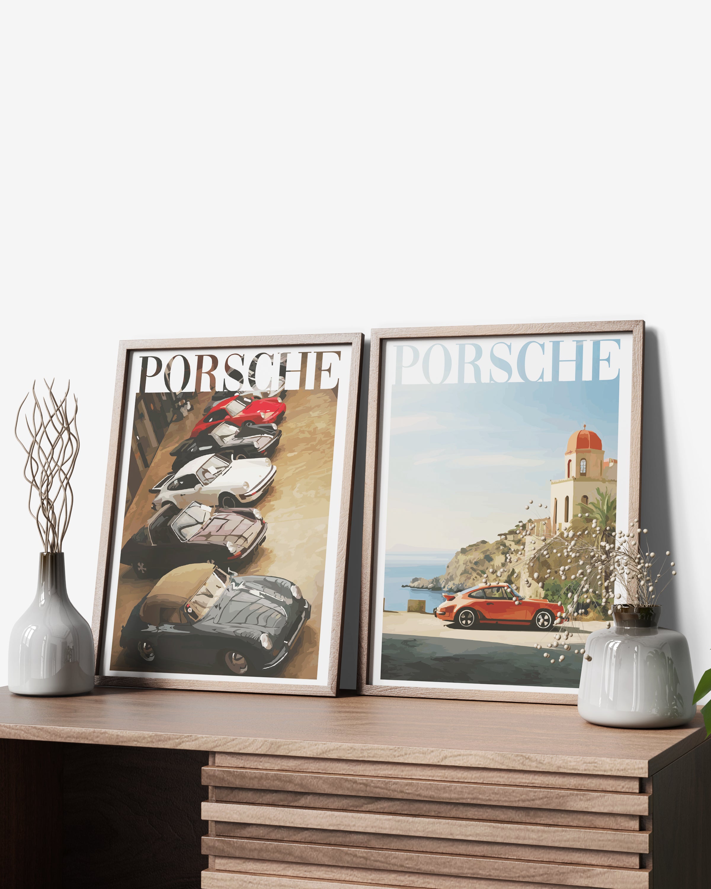 "Old Money Porsche No.7" Poster