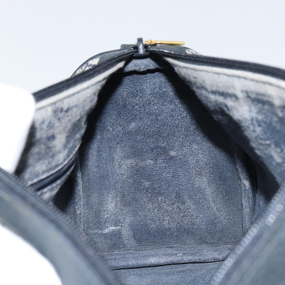 GG Supreme Sherry Line Hand Bag PVC Navy Gold Red