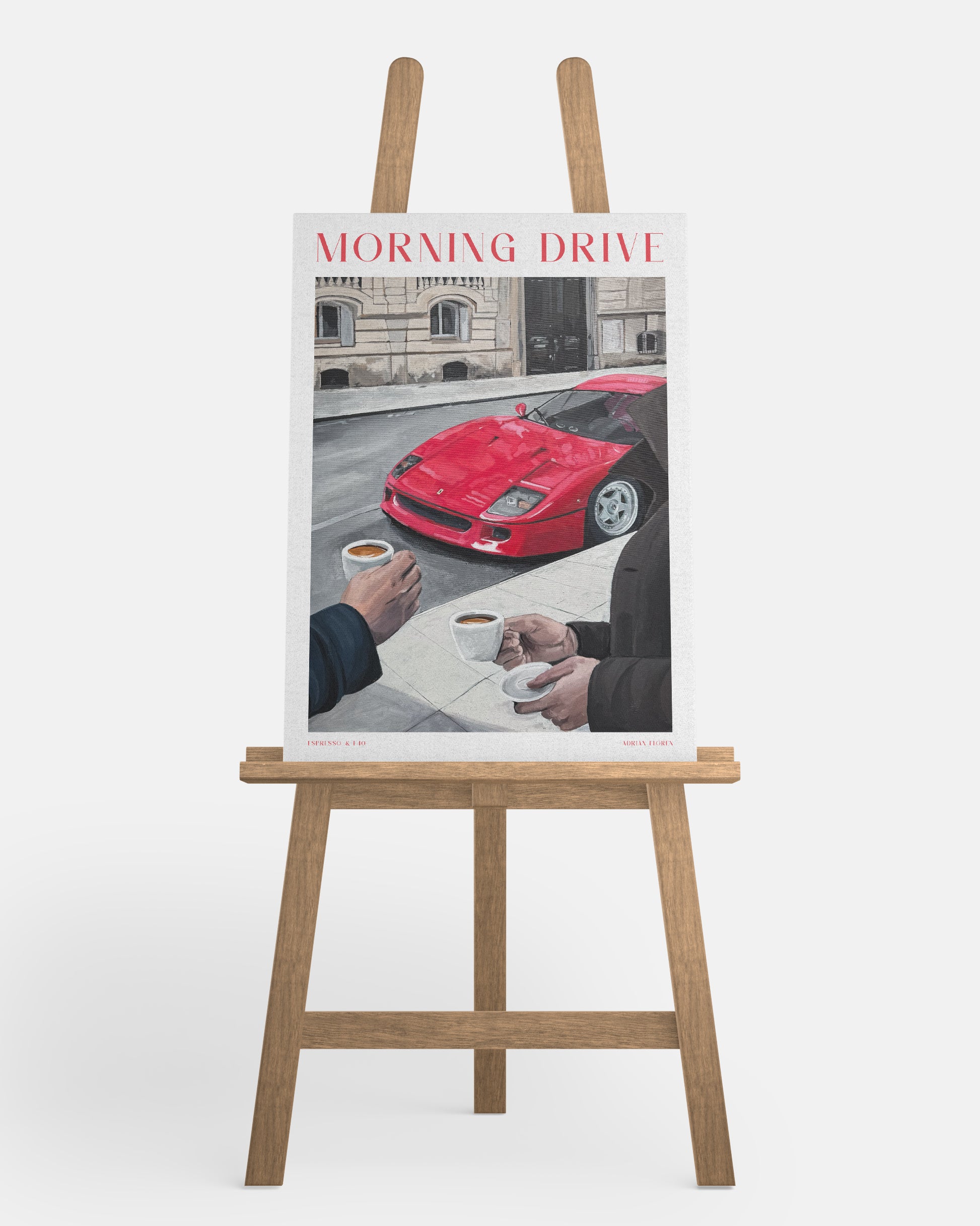"Morning Drive" Canvastavla