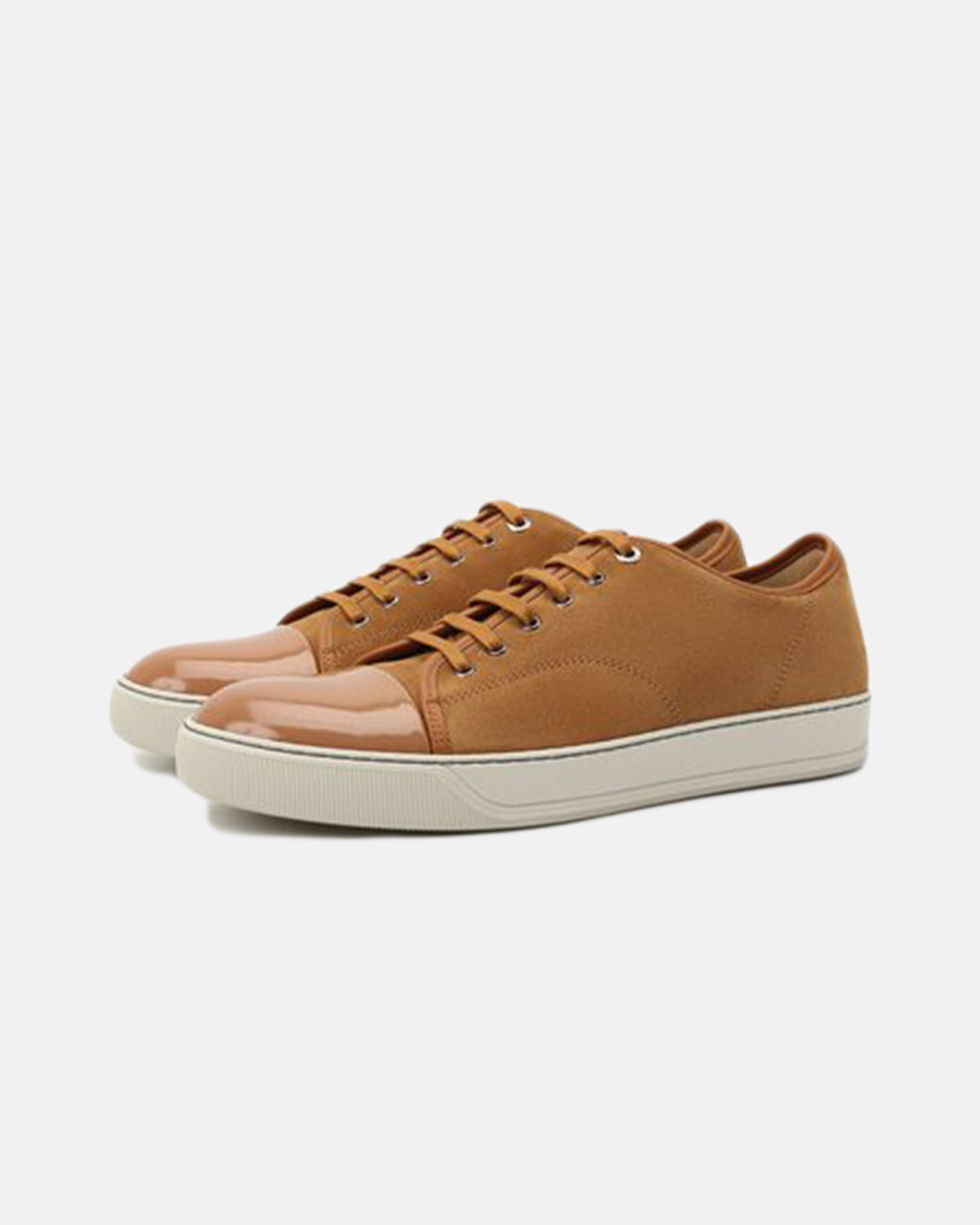DBB1 Caramel Suede Patent Cap Toe