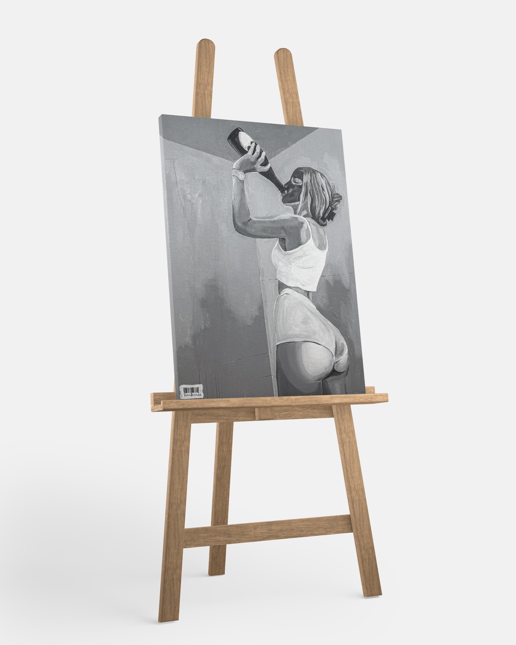 "Overworked" Canvas Print