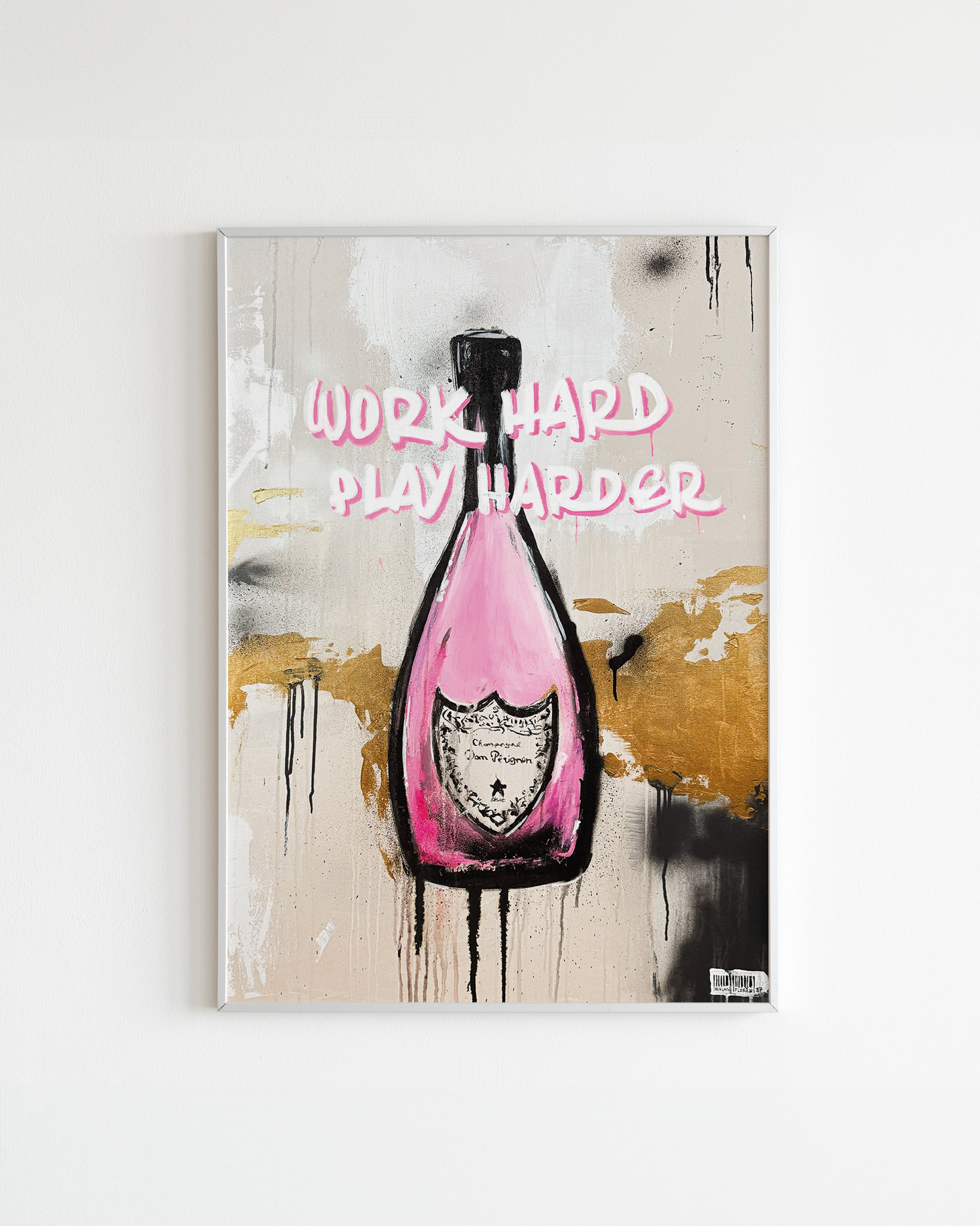 "Work Hard, Play Hard" Poster