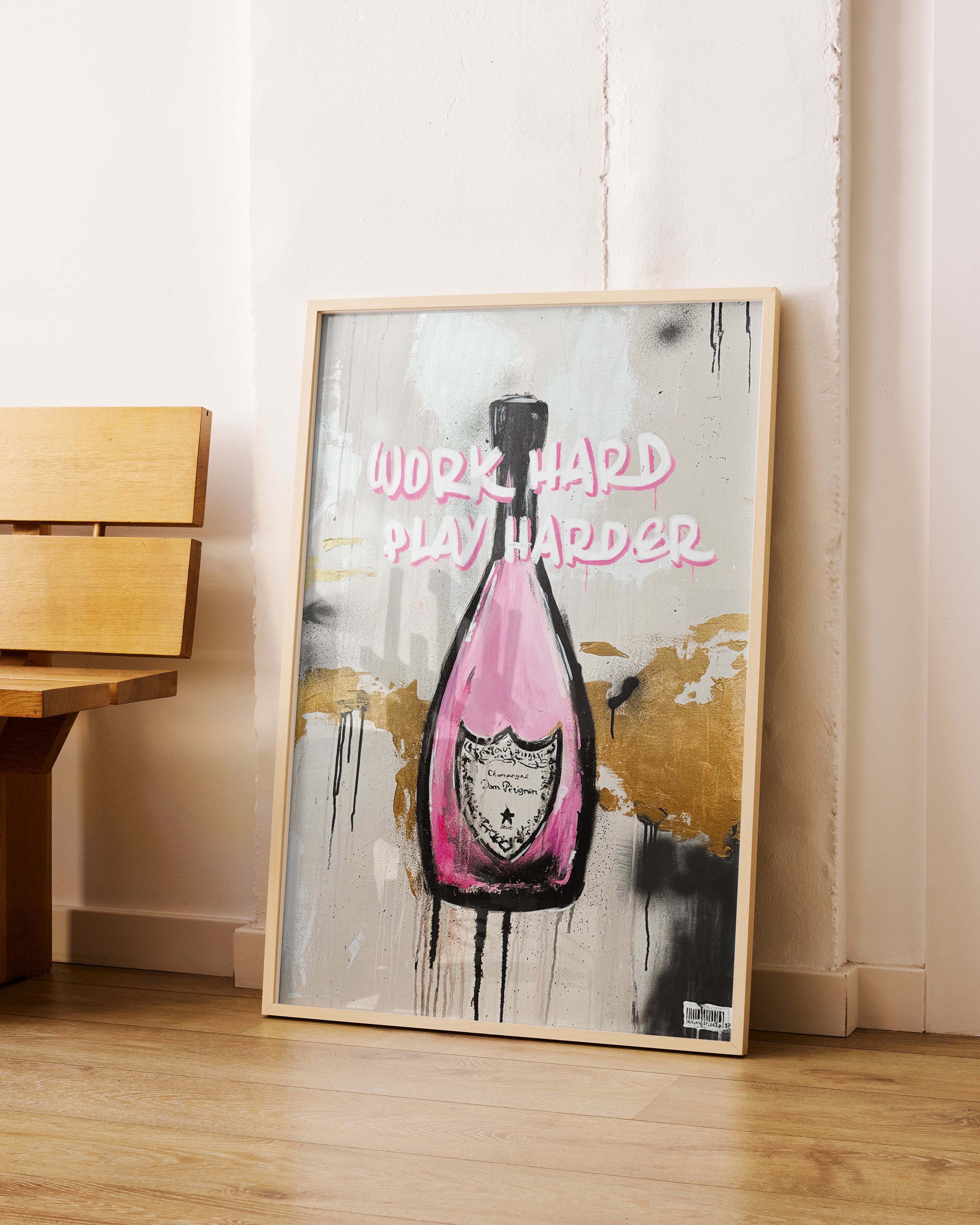 "Work Hard, Play Hard" Poster