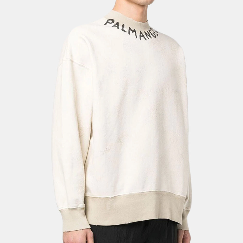 Handla Palm Angels Neck logo sweatshirt online | Smidigt och enkelt på nätet - Merchsweden |