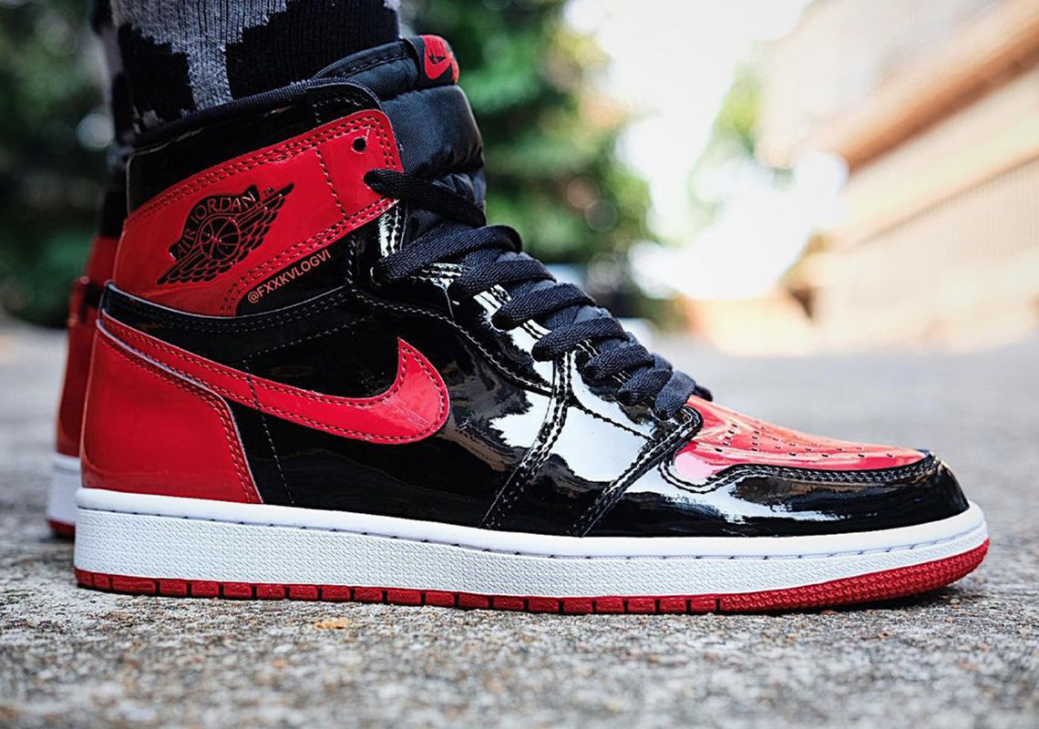 Air Jordan shops 1 patent bred