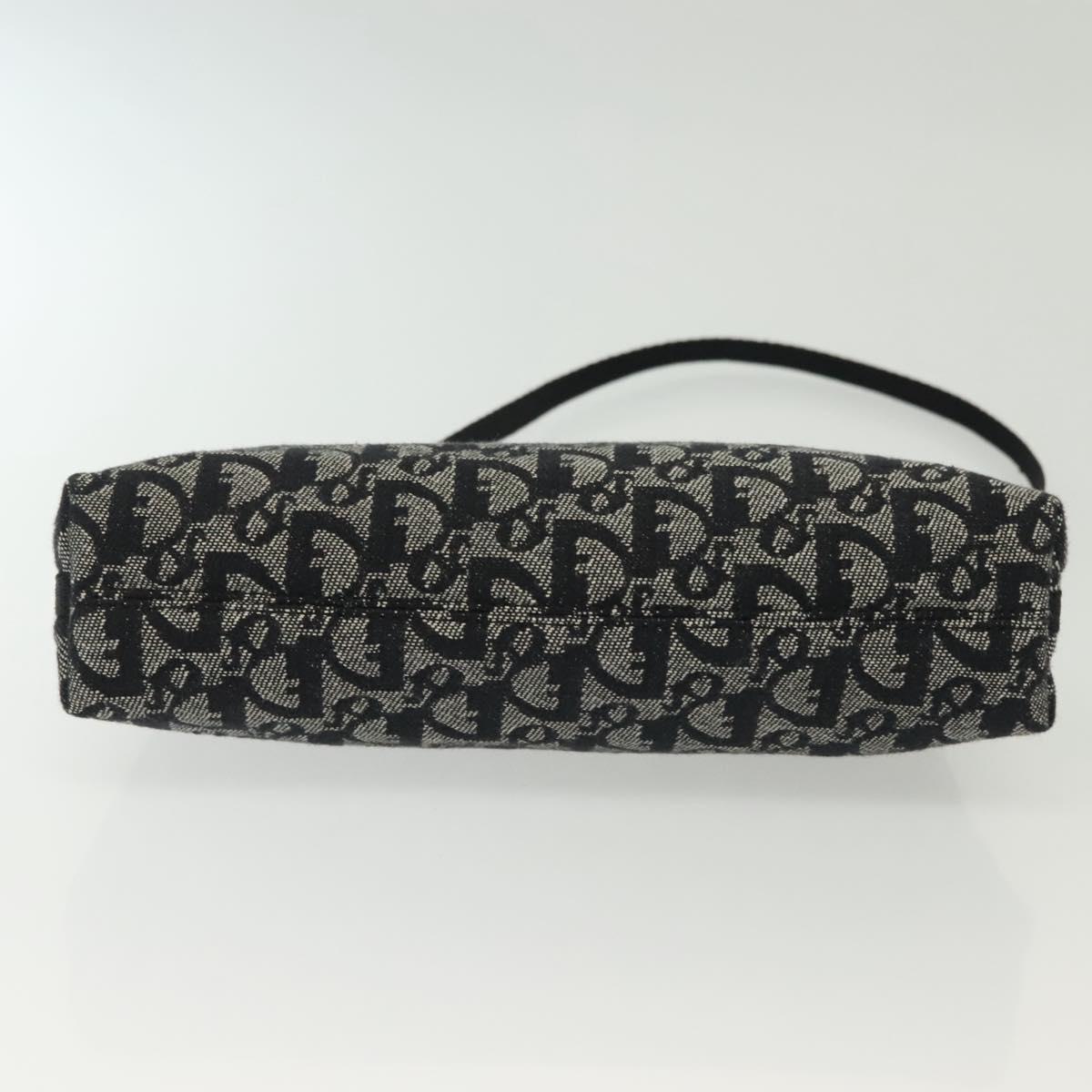 Christian Dior Trotter Canvas Accessory Pouch Navy Silver