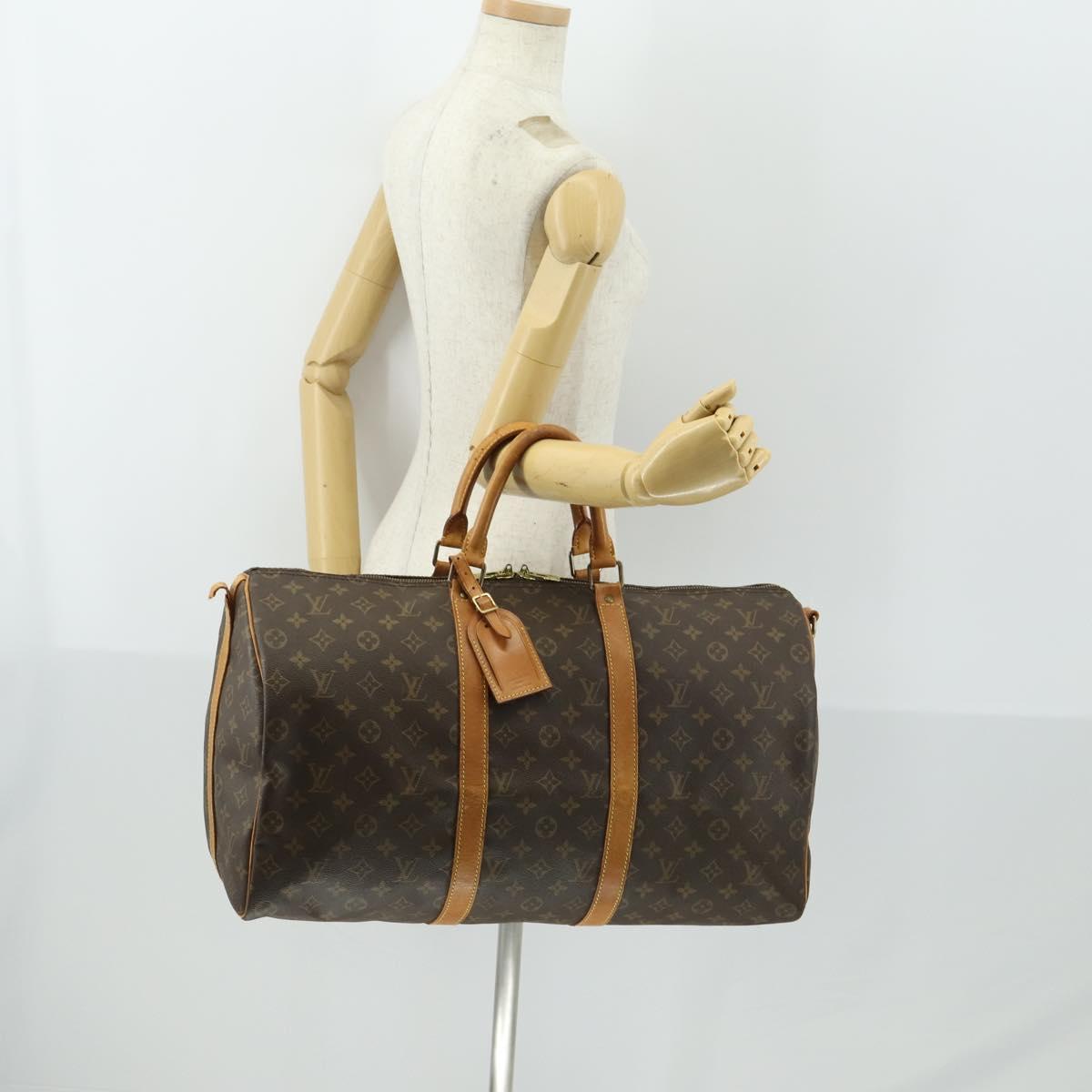 Monogram Keepall Bandouliere 50 Boston Bag