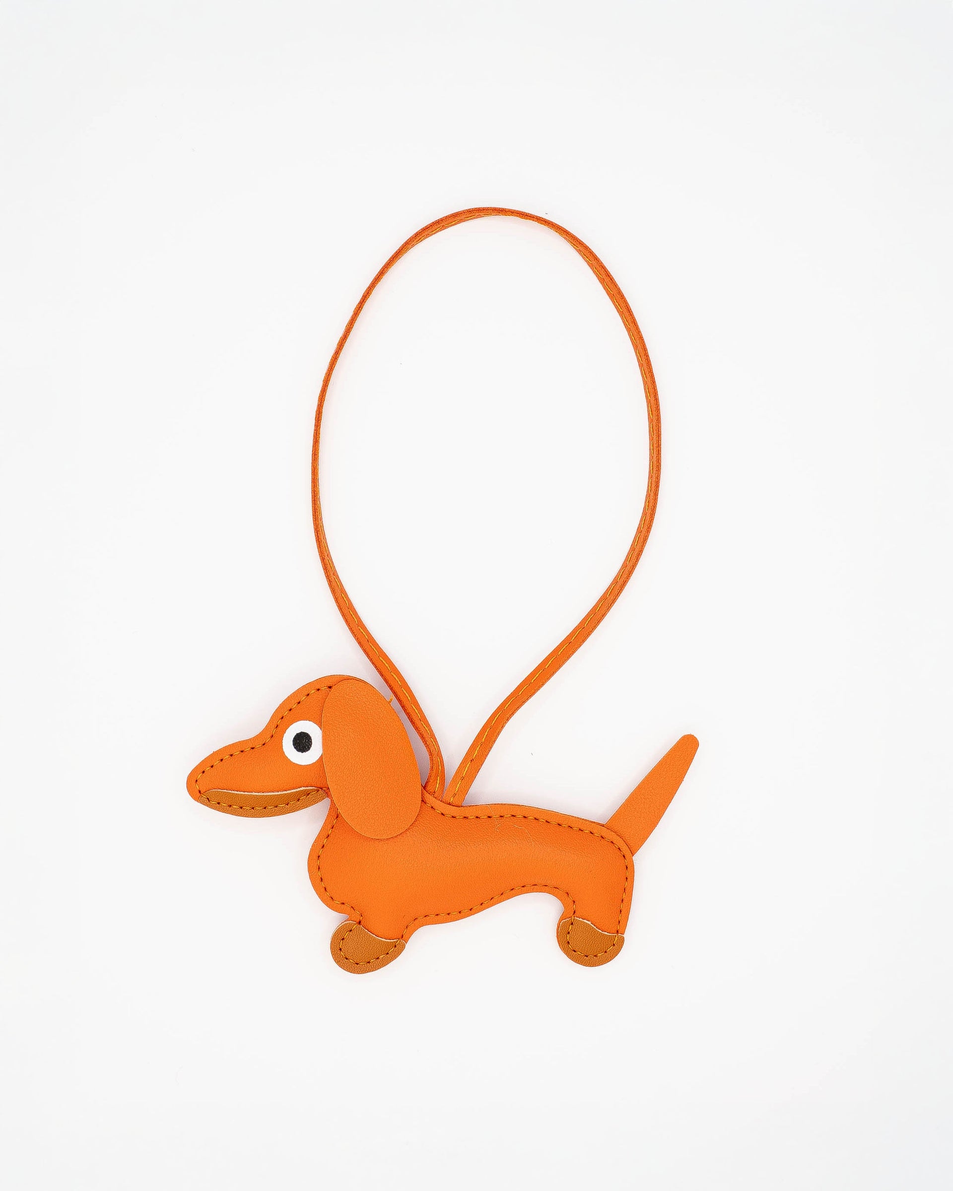 Dog Bag Charm Orange1