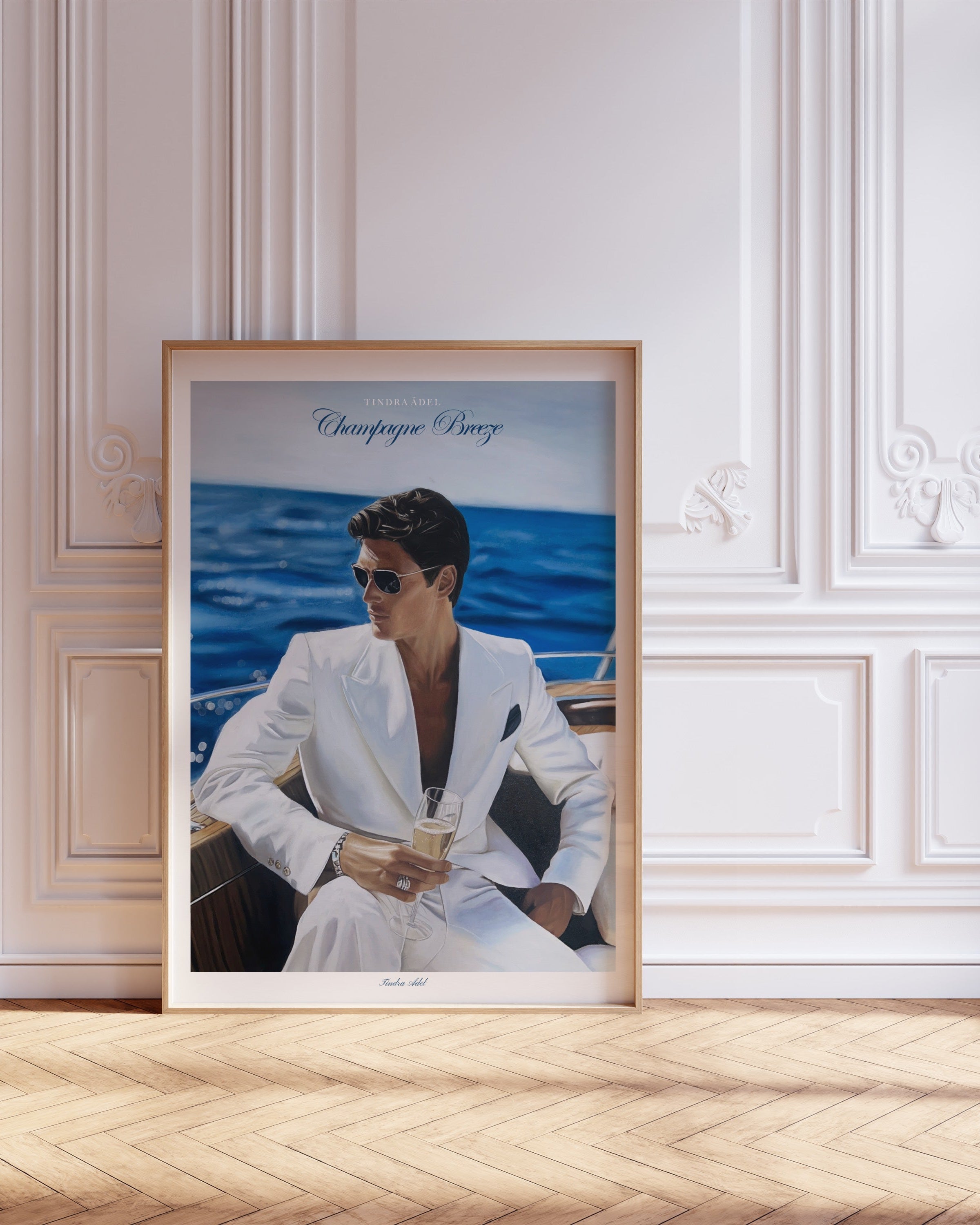 "Champagne Breeze" Poster