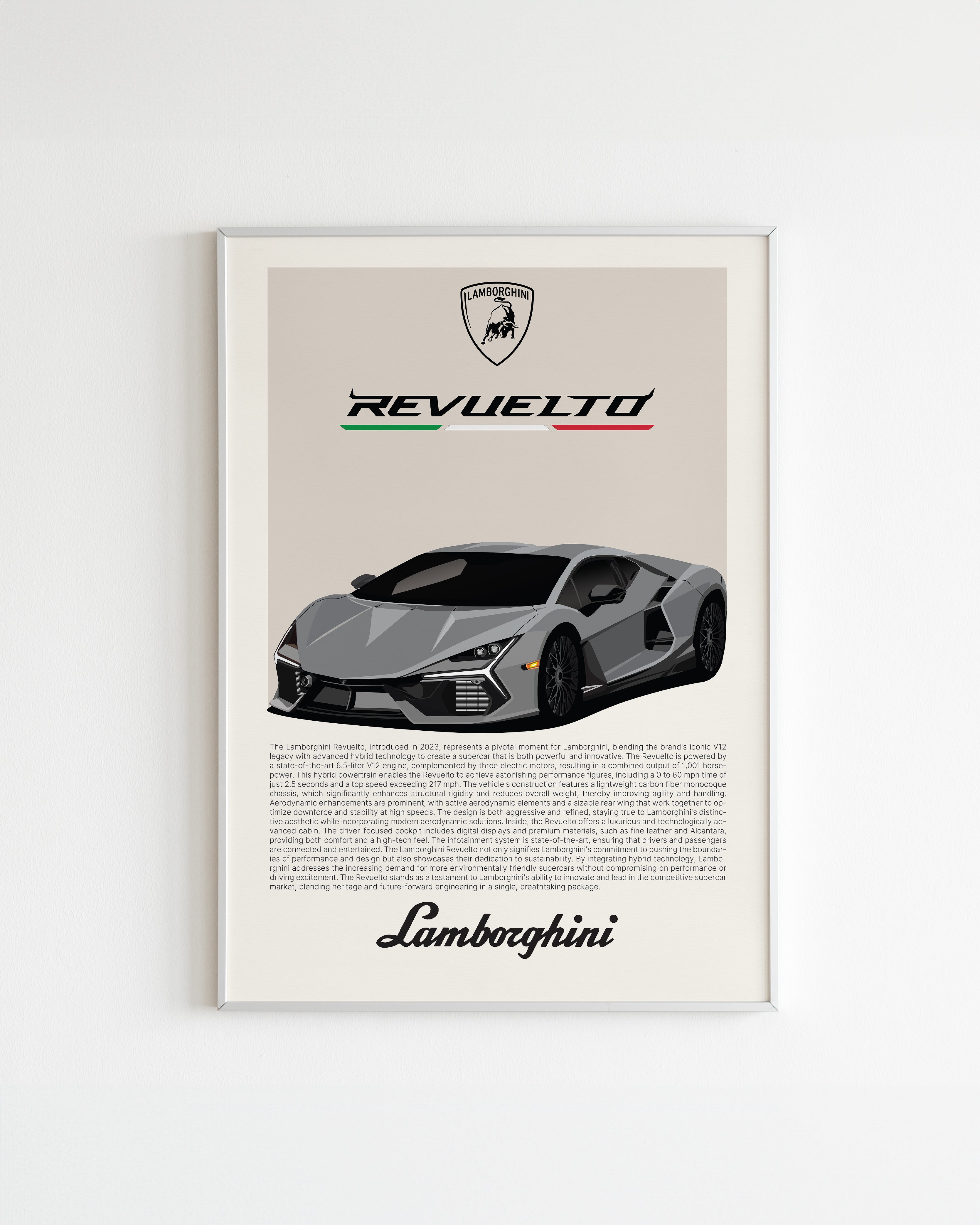 Handla Kanva "Lamborghini Revuelto" Poster online | Smidigt och enkelt på nätet - Merchsweden |