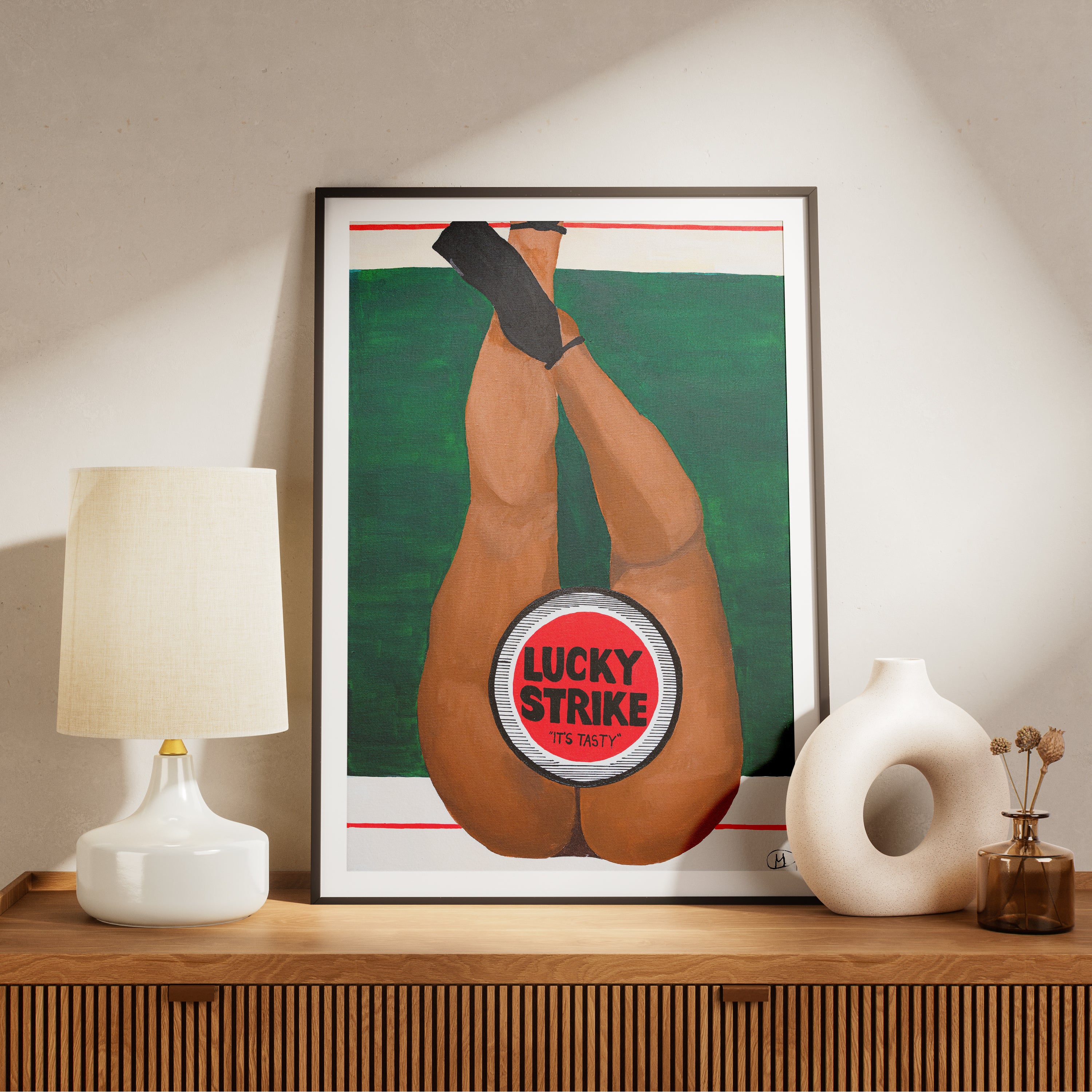 Handla Matilda Davidsson Lucky Strike Poster online | Smidigt och enkelt på nätet - Merchsweden |