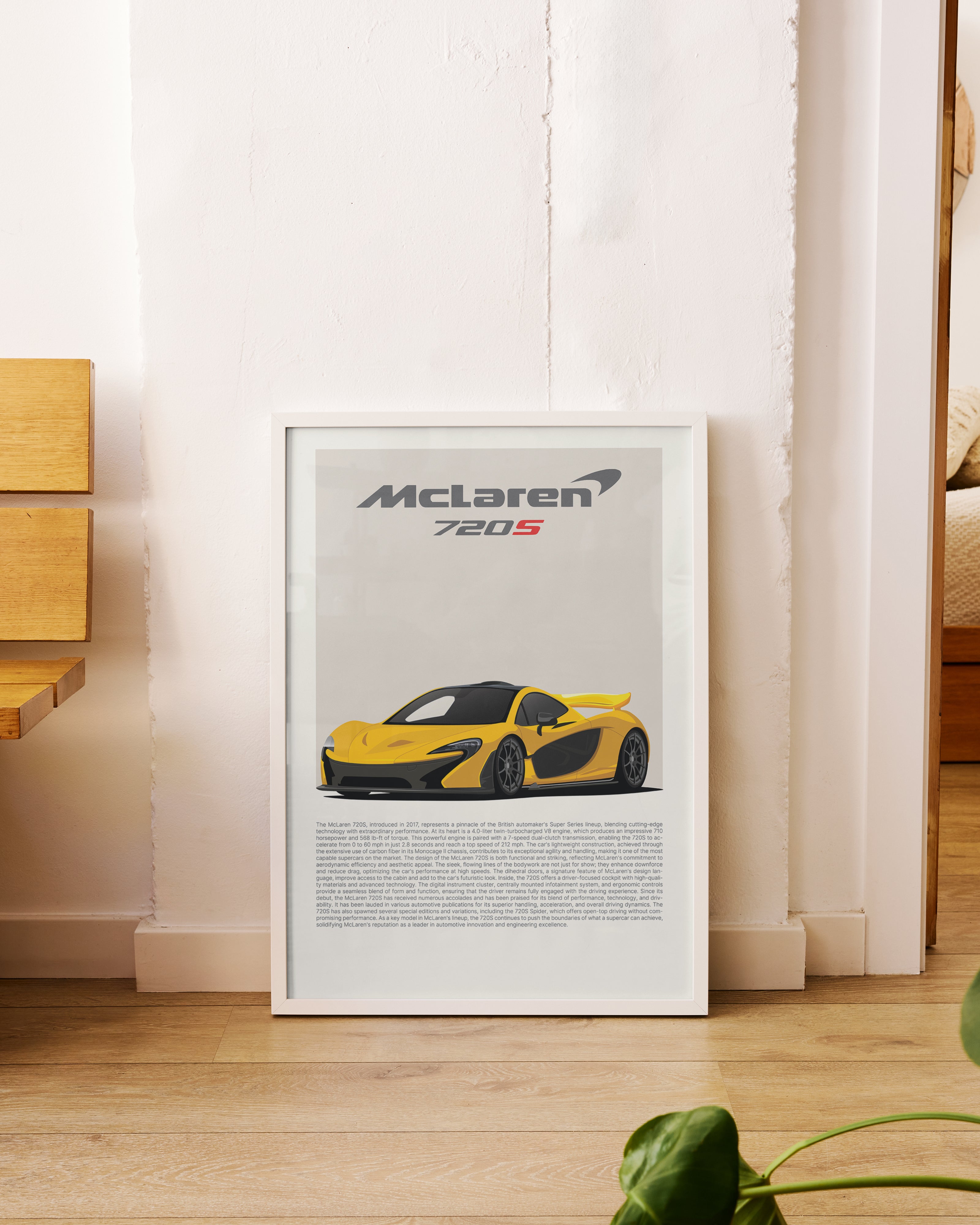 Handla Kanva "Mclaren 720S" Poster online | Smidigt och enkelt på nätet - Merchsweden |