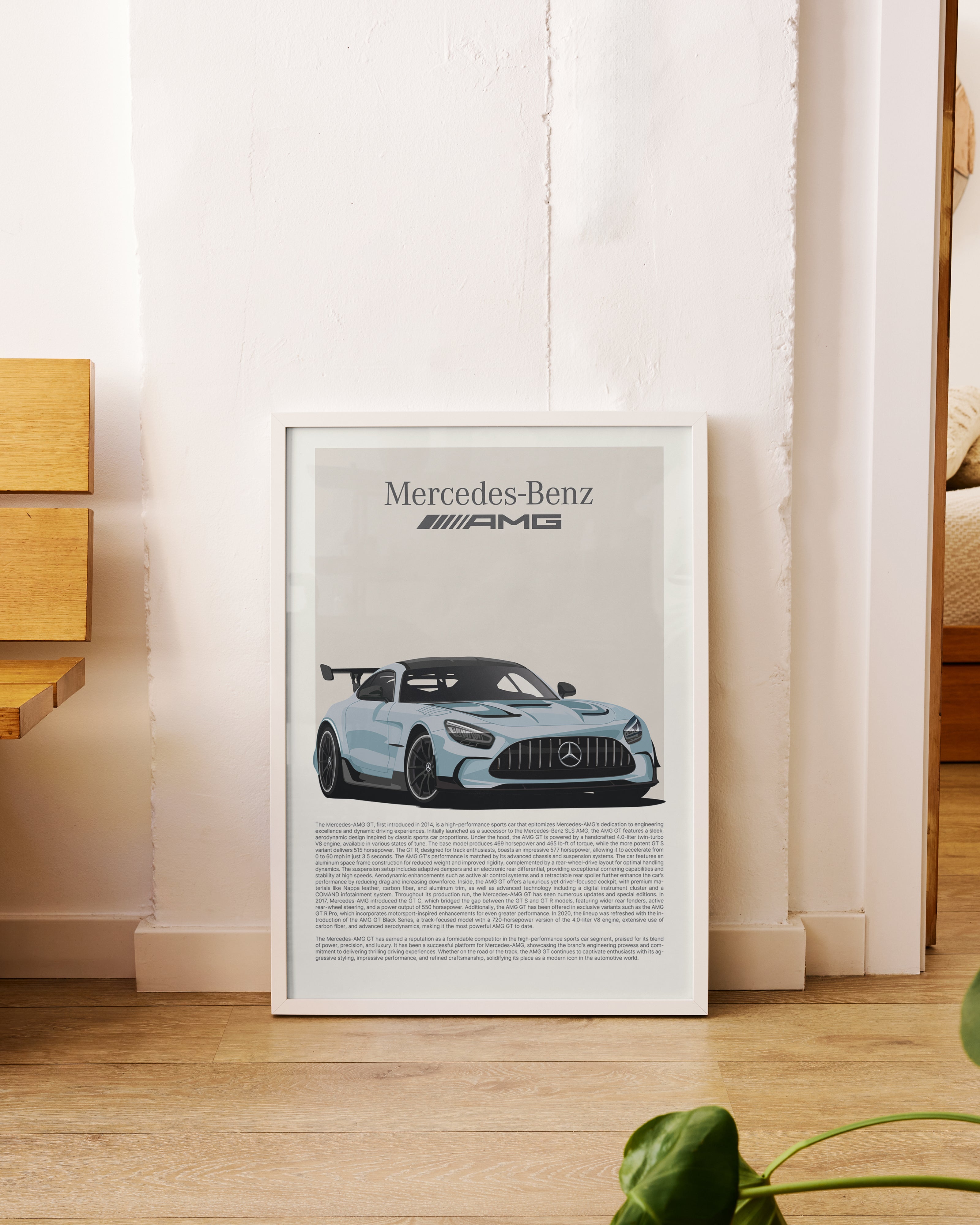 Handla Kanva "Mercedes AMG GT" Poster online | Smidigt och enkelt på nätet - Merchsweden |