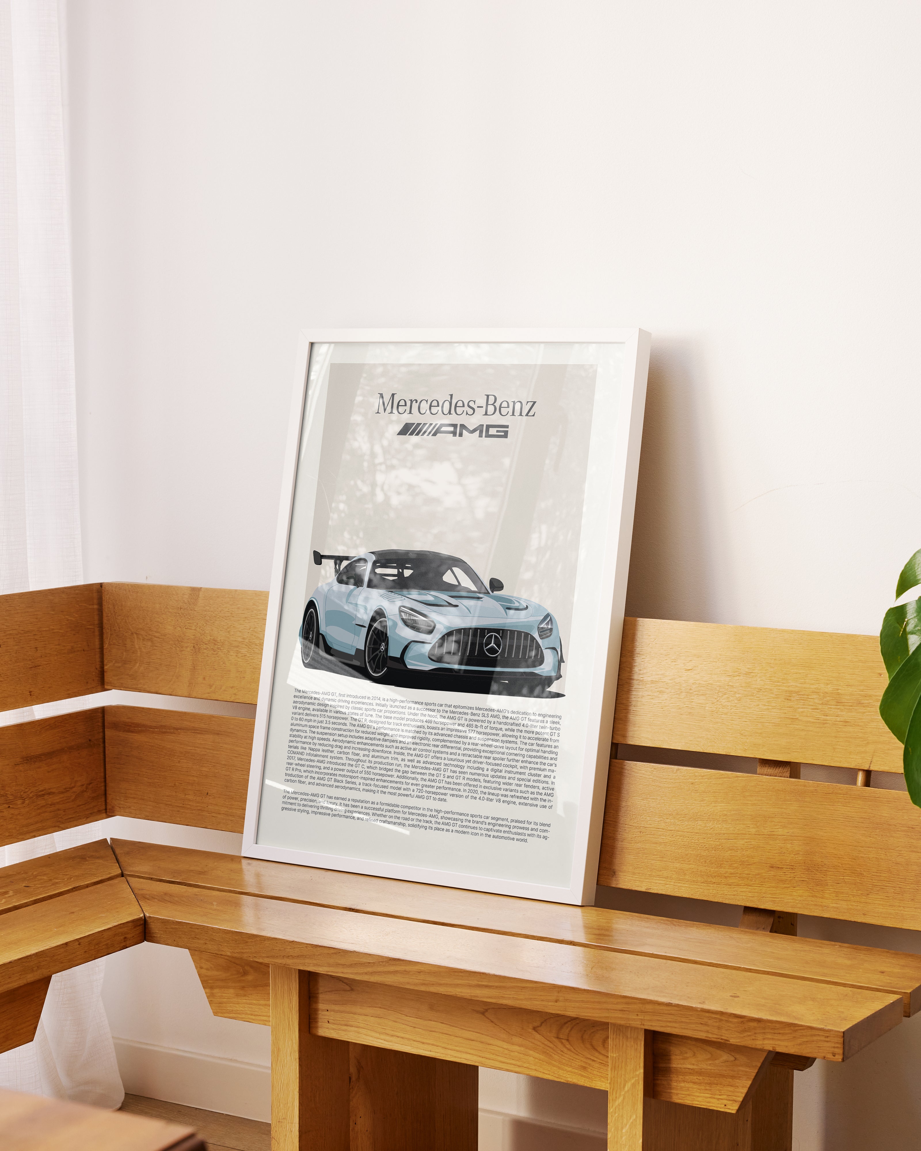 Handla Kanva "Mercedes AMG GT" Poster online | Smidigt och enkelt på nätet - Merchsweden |