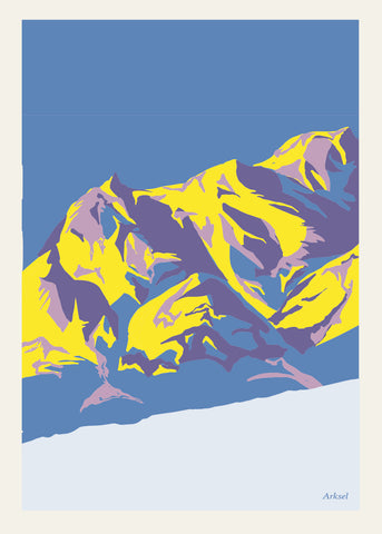 Retro Ski Poster