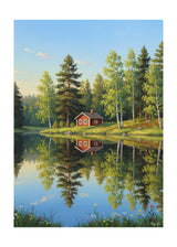 "Svensk stuga" Poster