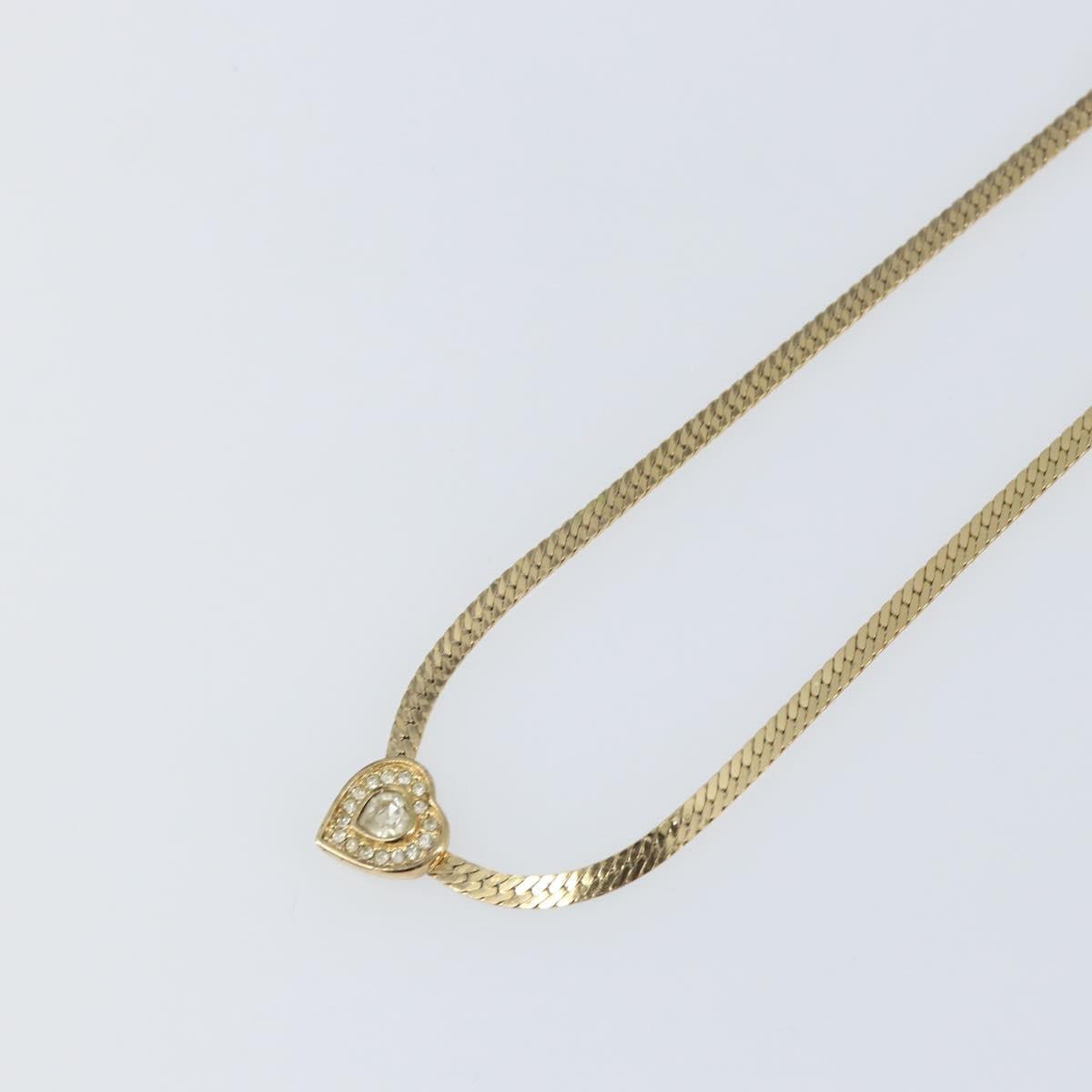 Necklace metal Gold Tone