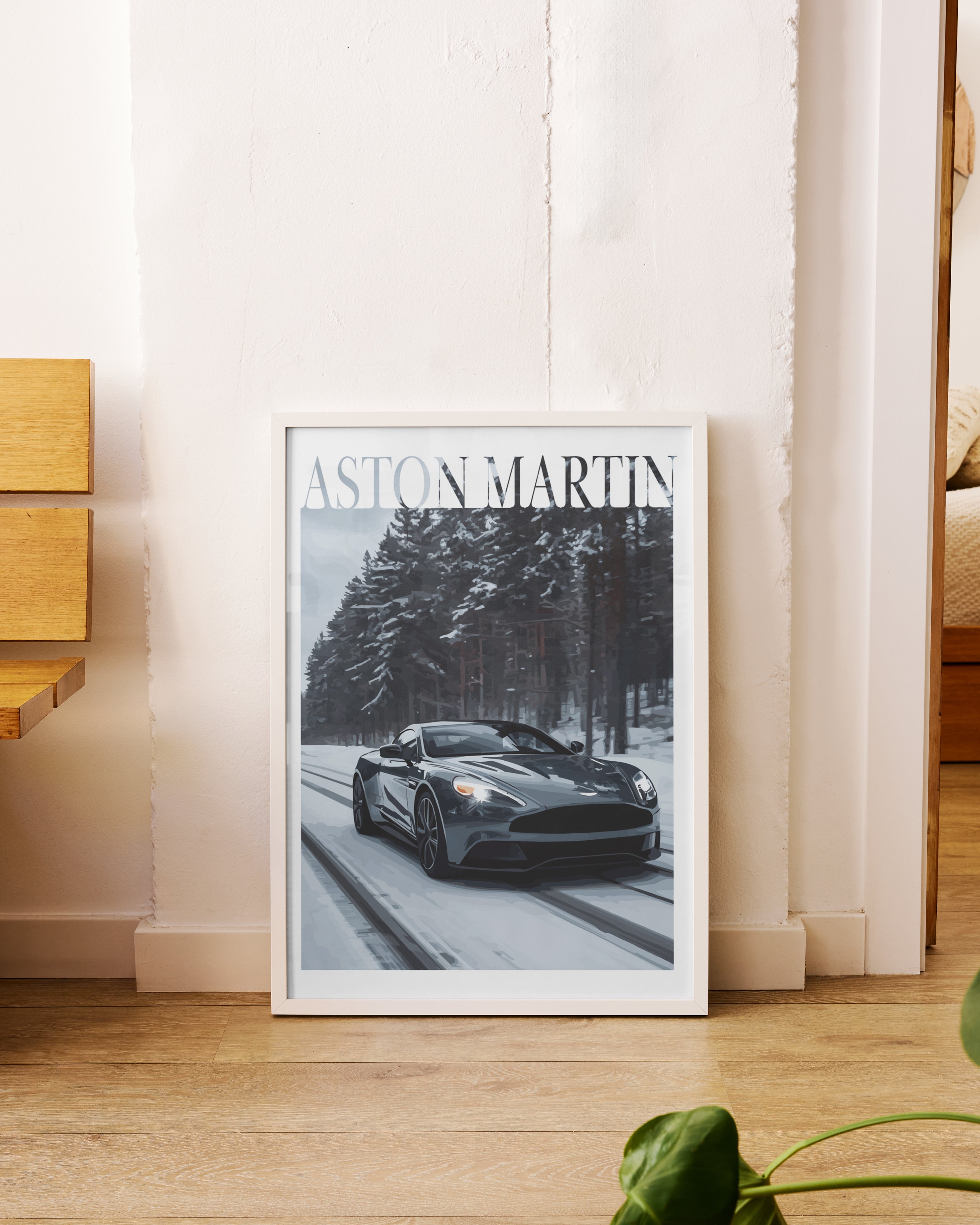 "Winter Aston Martin No.1" Poster
