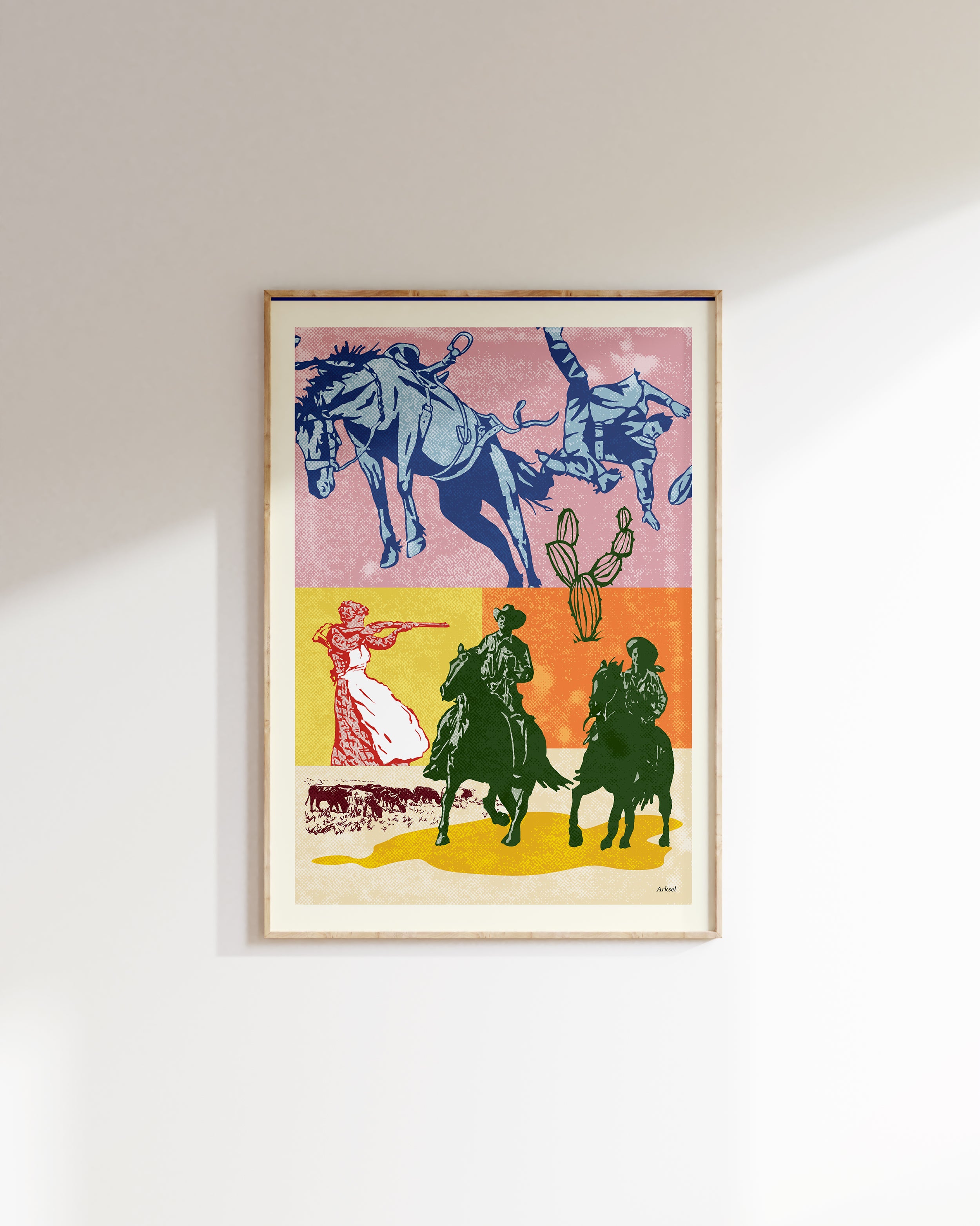Cowboys Mess Poster