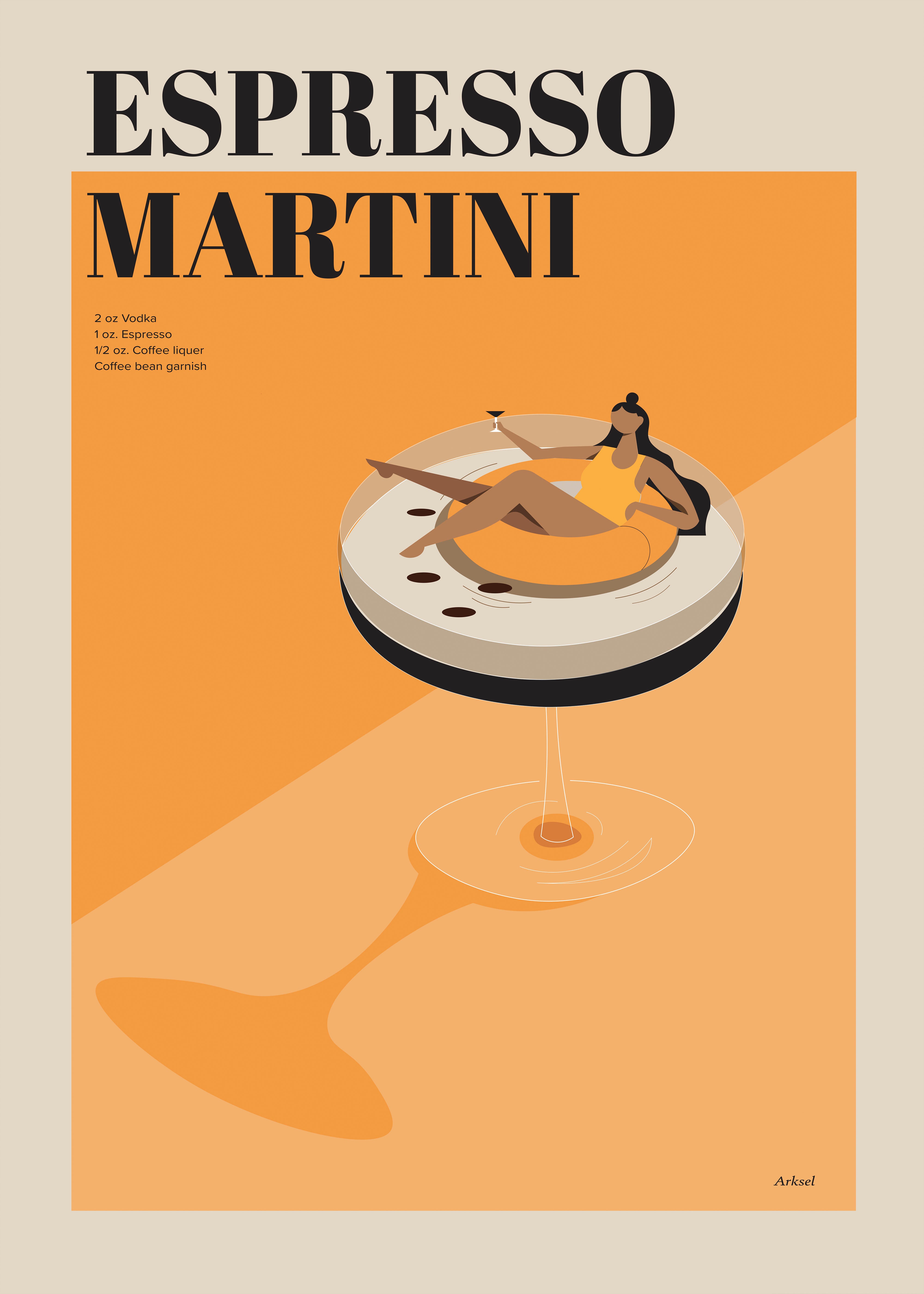 Handla Arksel Espresso Martini Poster online | Smidigt och enkelt på nätet - Merchsweden |