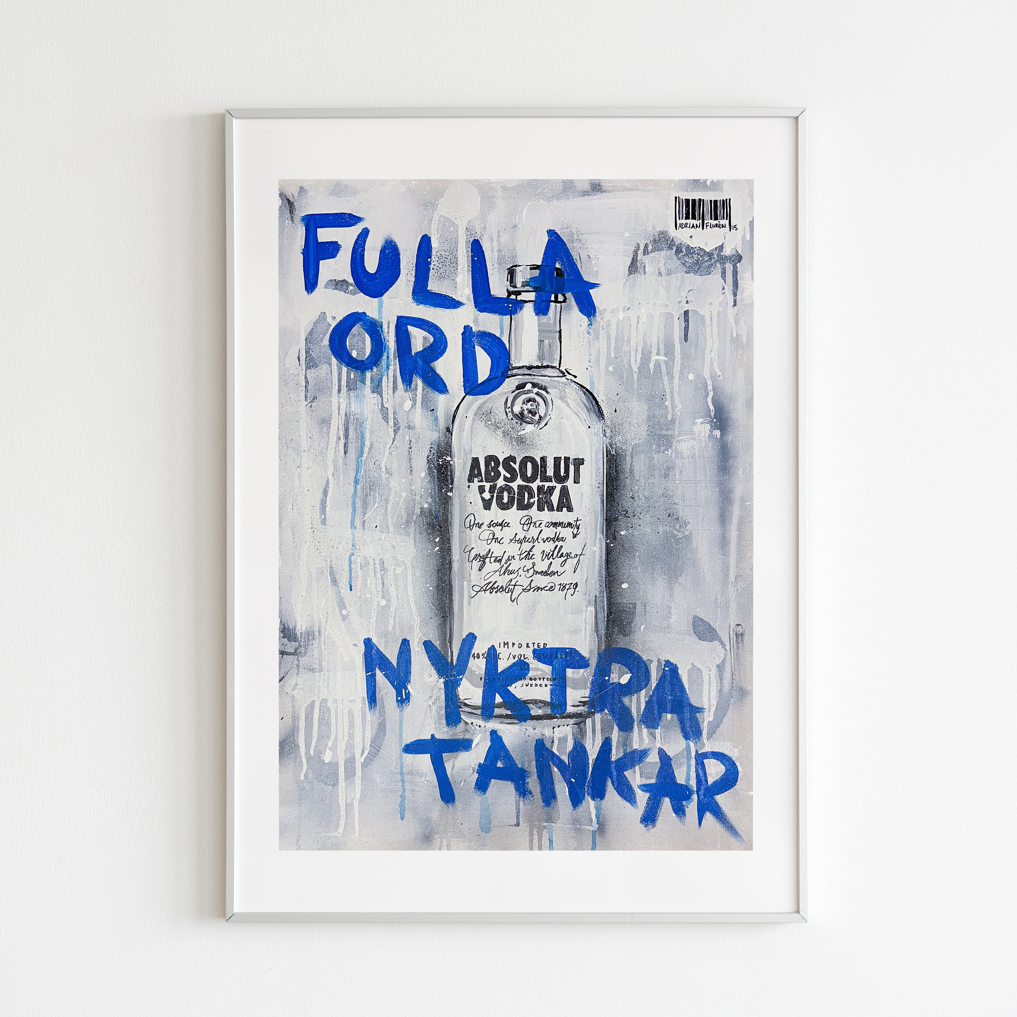 Handla Adrian Florén "Fulla ord, Nyktra tankar" Poster online | Smidigt och enkelt på nätet - Merchsweden |