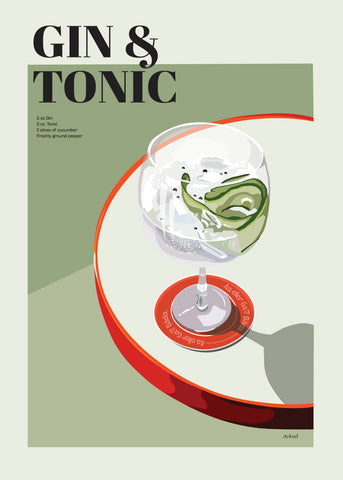 Gin & Tonic Poster 