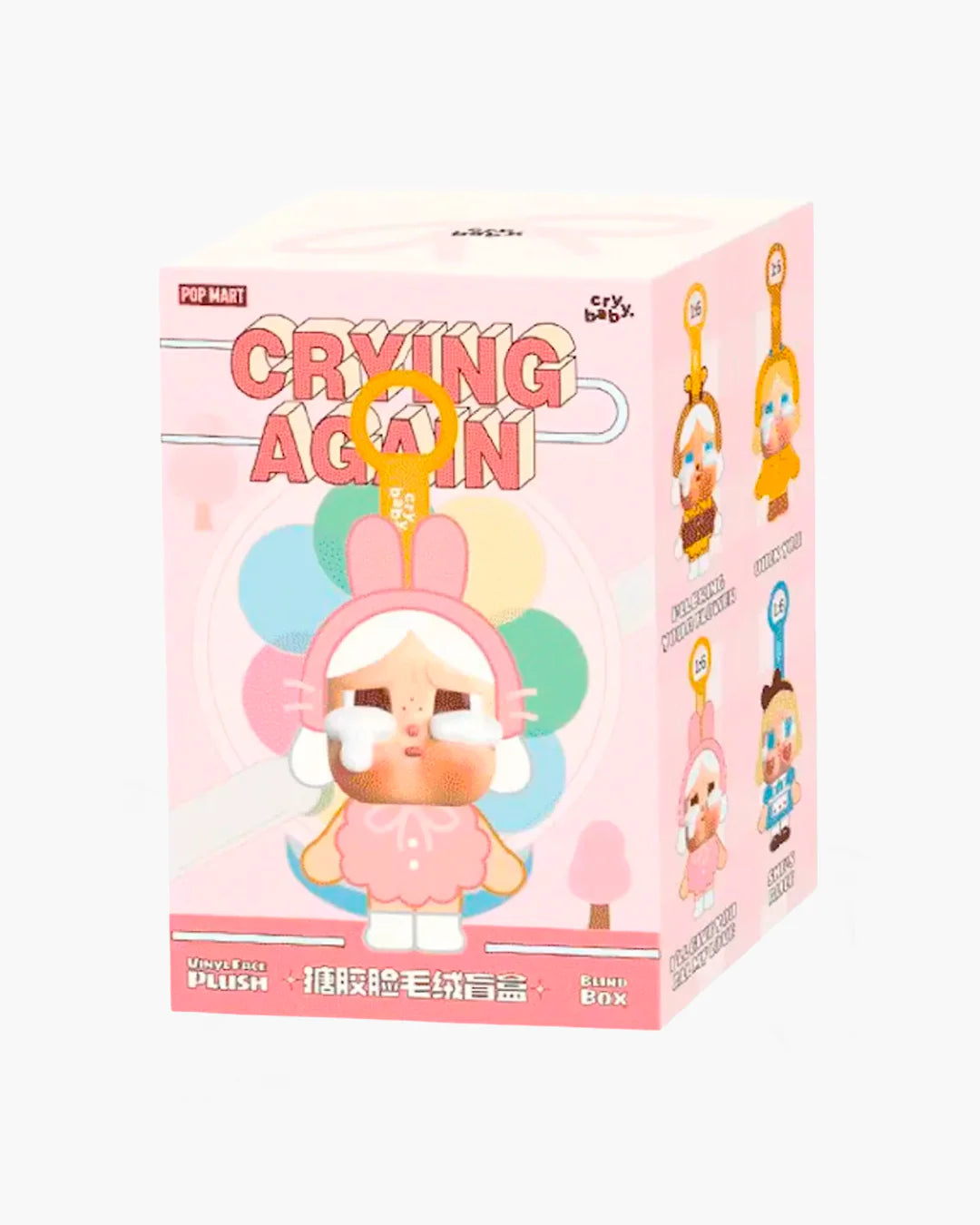 Pop Mart CryBaby Crying Again Series Vinyl Face Plush Sealed Case (6 Blind Box)